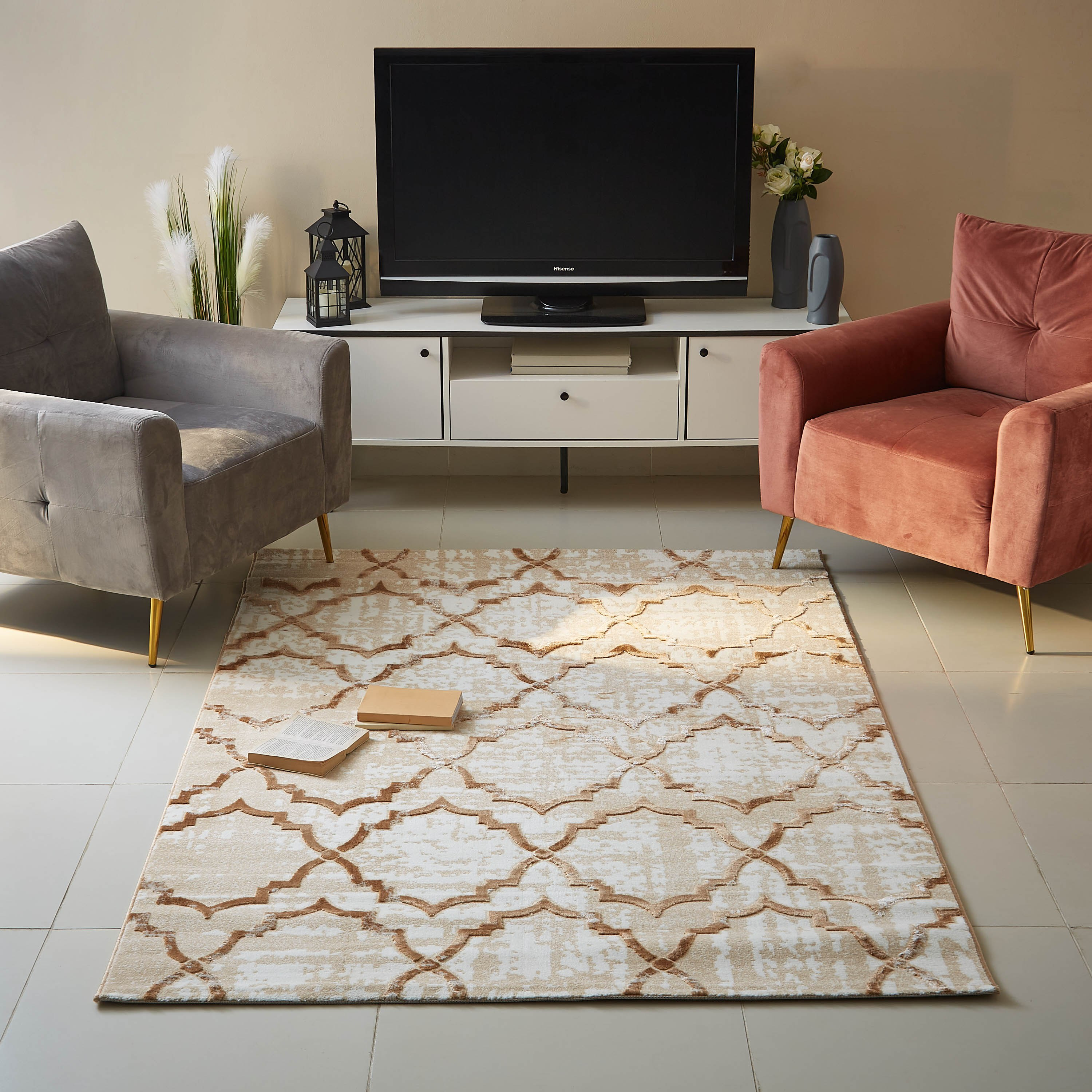 سجادة بولي بروبلين مقاومة للبقع من بريليانس - 150x230 سم-hbxdecorandfurnishings-floorcoverings-rugs-image-1