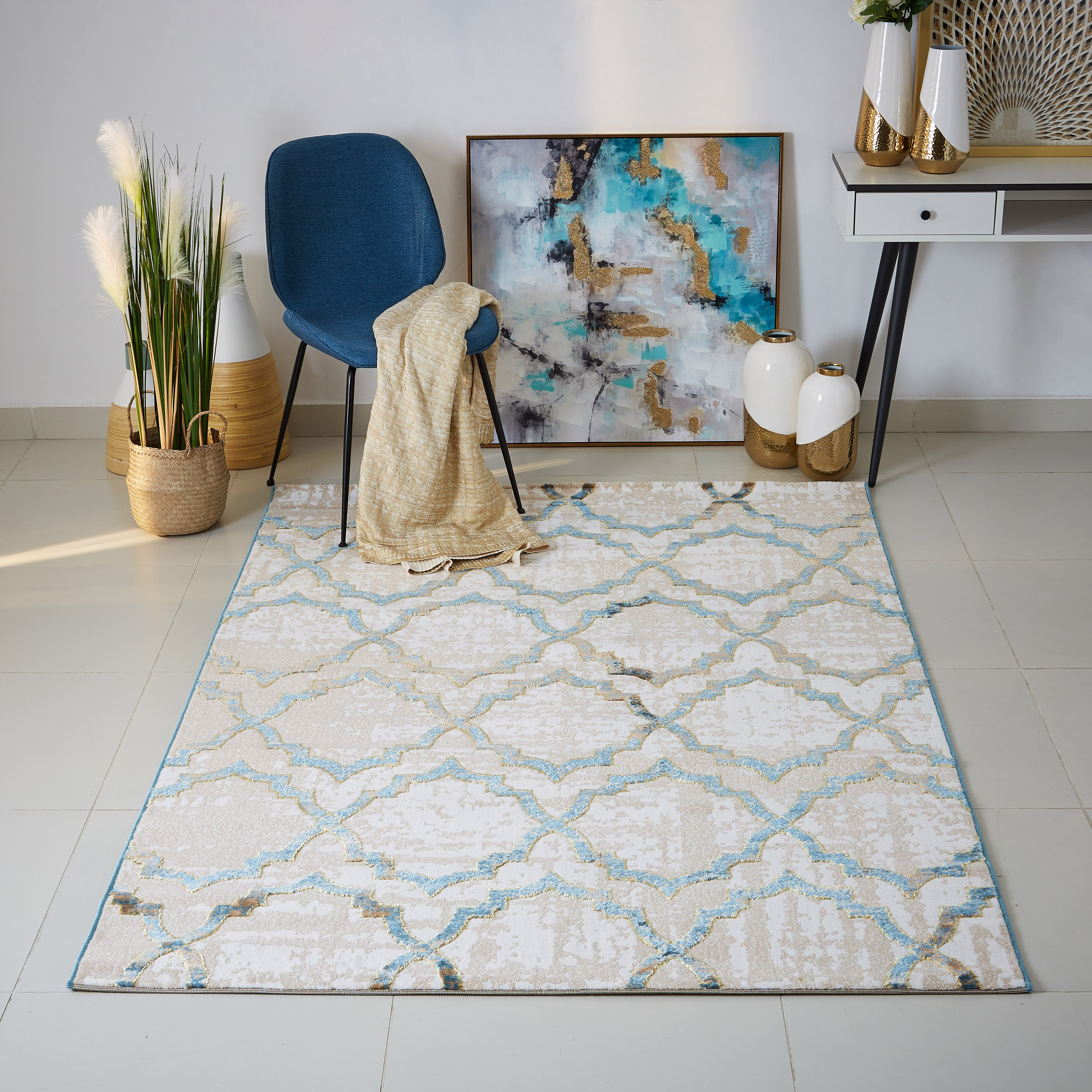 Brilliance Stain Resistant Rug - 150x230 cm-hbxdecorandfurnishings-floorcoverings-rugs-image-1
