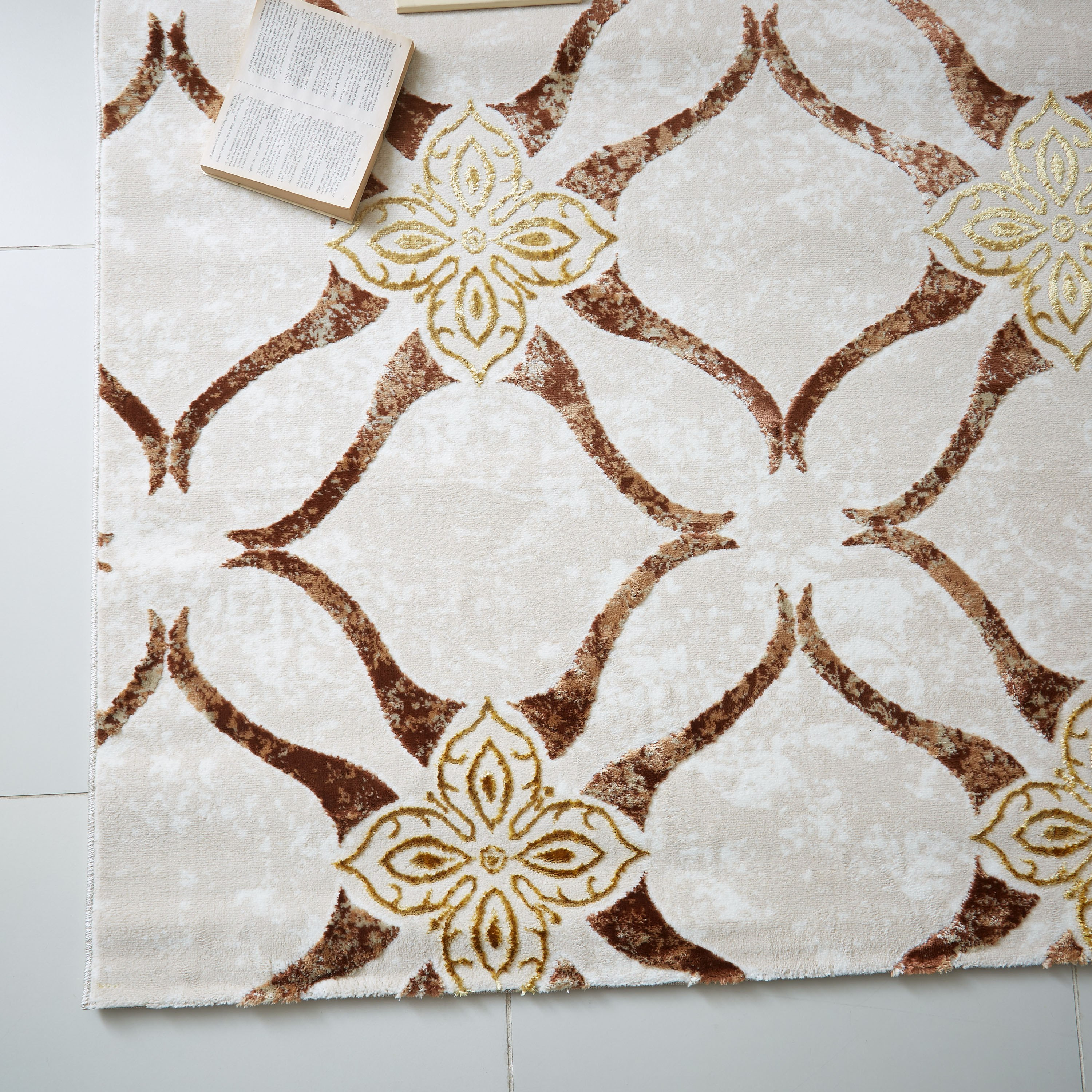 سجادة بولي بروبلين مقاومة للبقع من روما - 150x230 سم-hbxdecorandfurnishings-floorcoverings-rugs-image-2