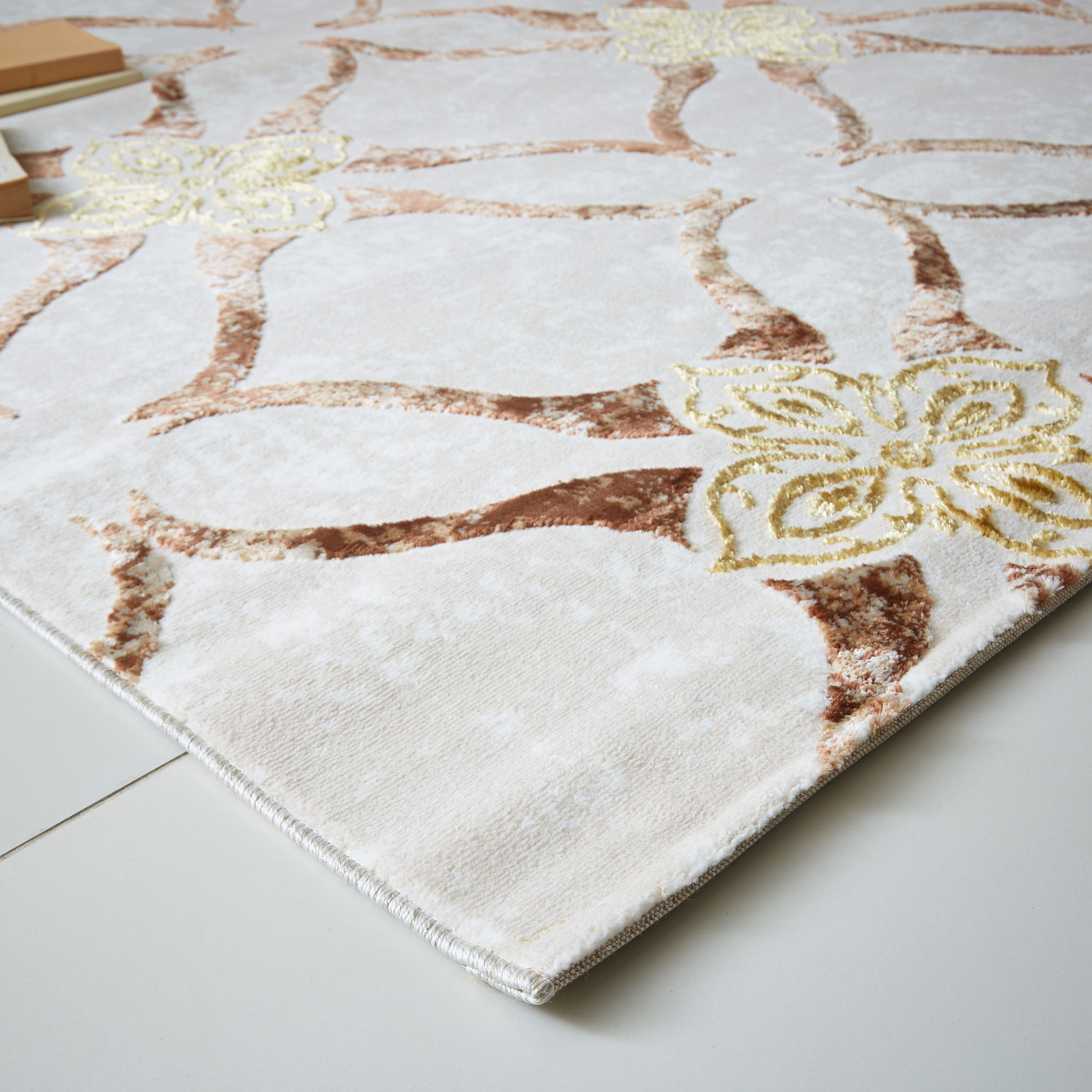 سجادة بولي بروبلين مقاومة للبقع من روما - 150x230 سم-hbxdecorandfurnishings-floorcoverings-rugs-image-3