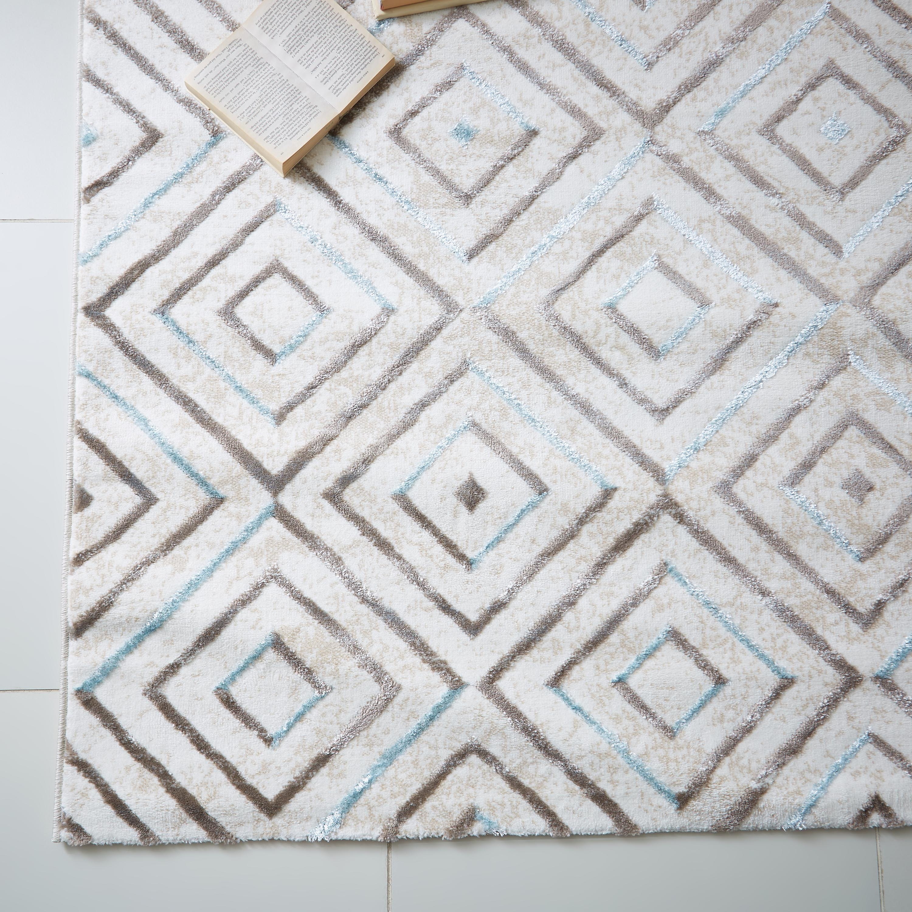 سجادة بولي بروبلين مقاومة للبقع من كريستال - 150x230 سم-hbxdecorandfurnishings-floorcoverings-rugs-image-2