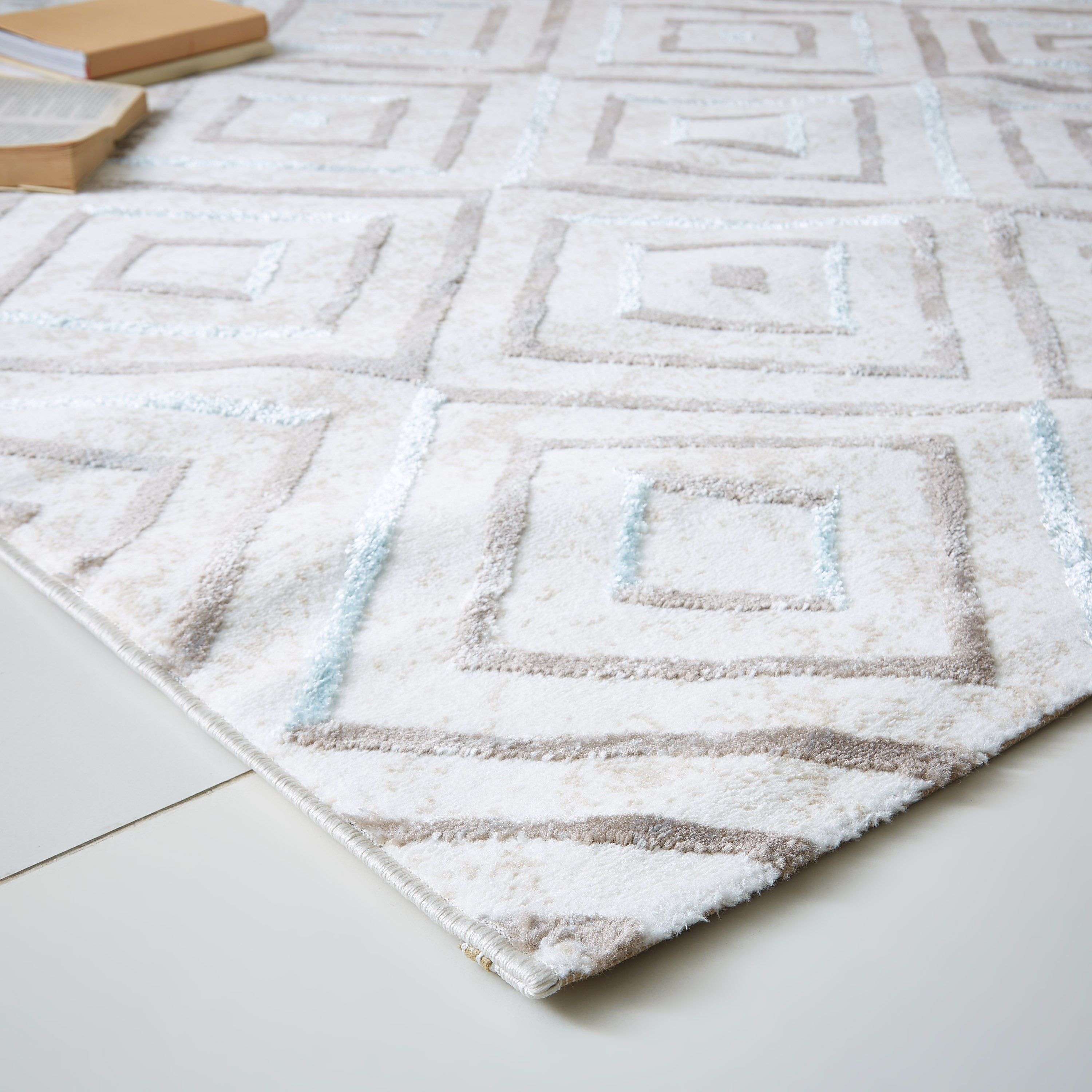سجادة بولي بروبلين مقاومة للبقع من كريستال - 150x230 سم-hbxdecorandfurnishings-floorcoverings-rugs-image-3