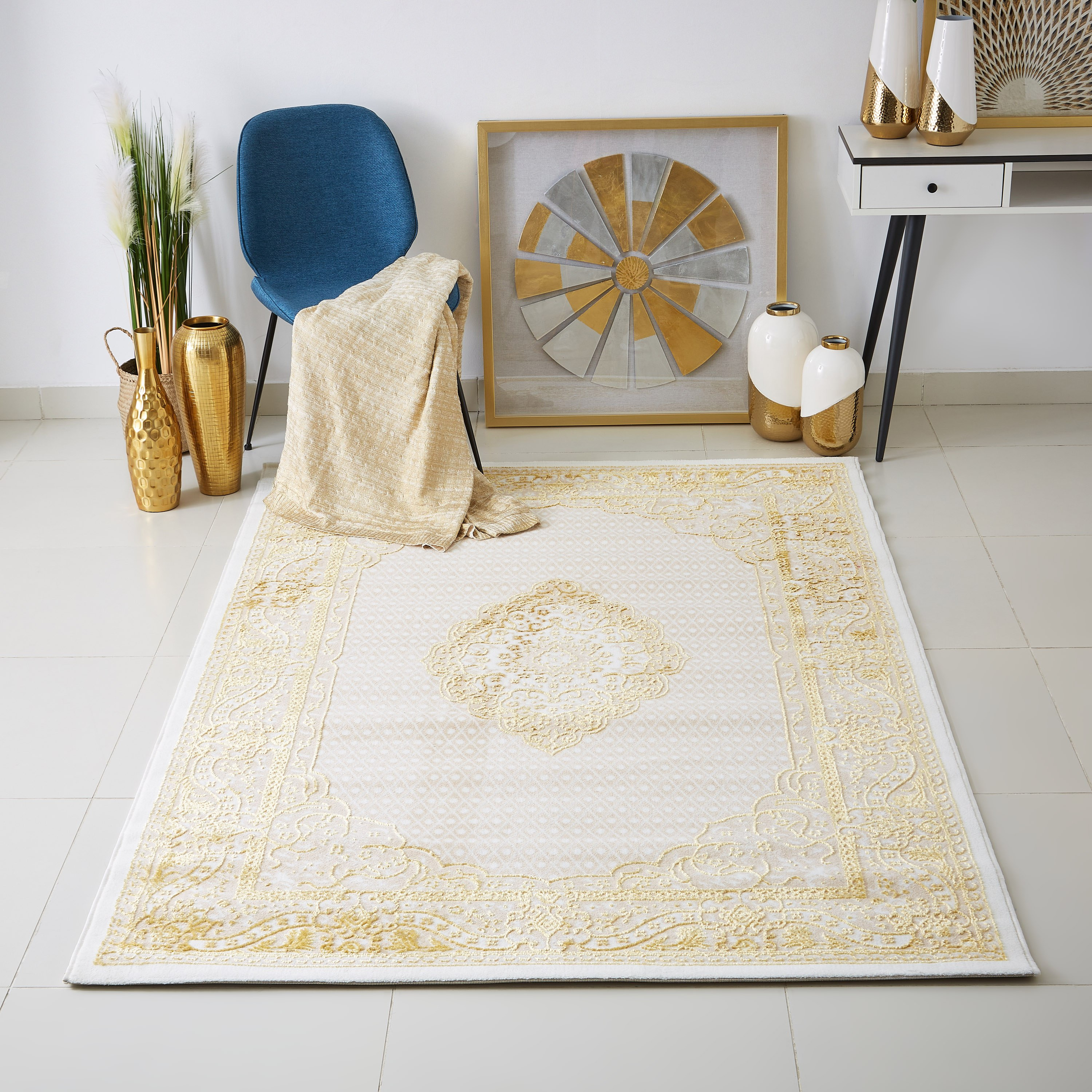 سجادة بولي بروبلين مقاومة للبقع من امبيراتور - 150x230 سم-hbxdecorandfurnishings-floorcoverings-rugs-image-1