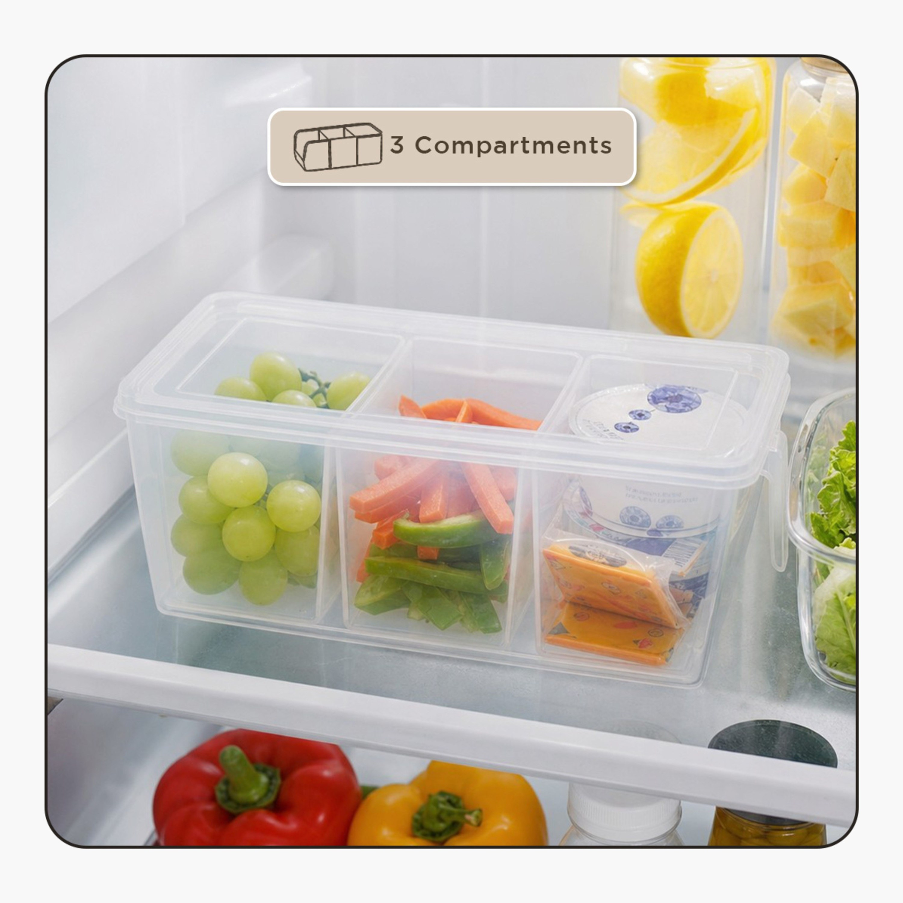 منظم تخزين بـ3 أقسام من فيجا - 29.5x15.5x14 سم-hbxhomeware-hbxkitchen-image-14