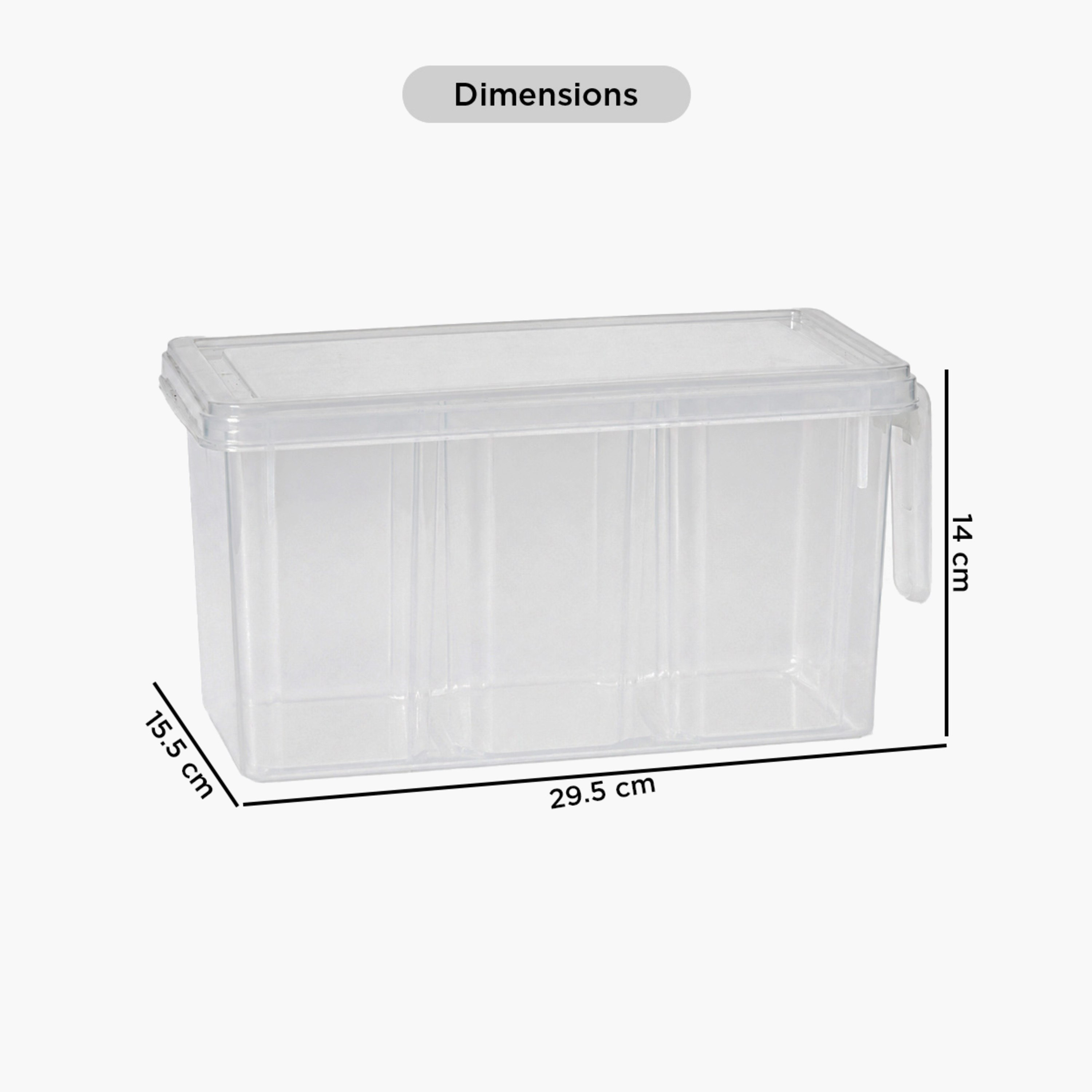 منظم تخزين بـ3 أقسام من فيجا - 29.5x15.5x14 سم-hbxhomeware-hbxkitchen-image-15