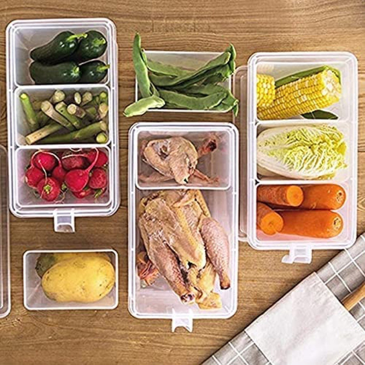 Vega 3-Partition Storage Organiser - 29.5x15.5x14 cm-hbxhomeware-hbxkitchen-image-4