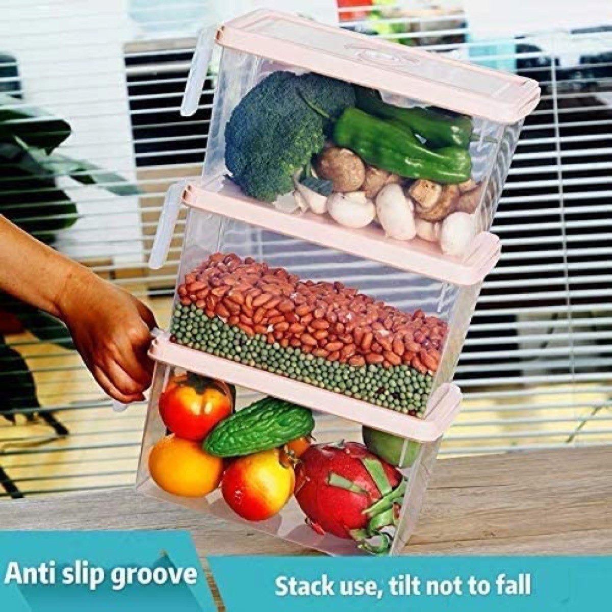 Vega Storage Organiser with Handle - 29.5x15.5x14 cm-hbxhomeware-hbxkitchen-image-9
