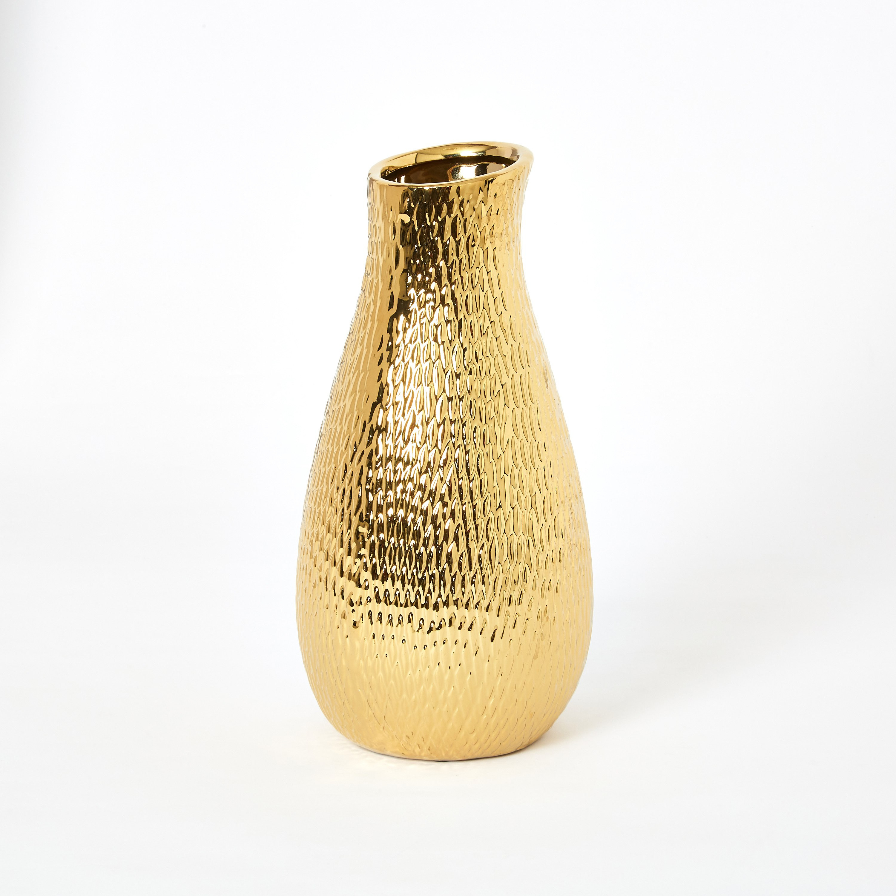 مزهرية سيراميك صغيرة بارزة الملمس من إيلا - 14×14×28 سم-hbxbedroom-decorandaccessories-vases-image-5