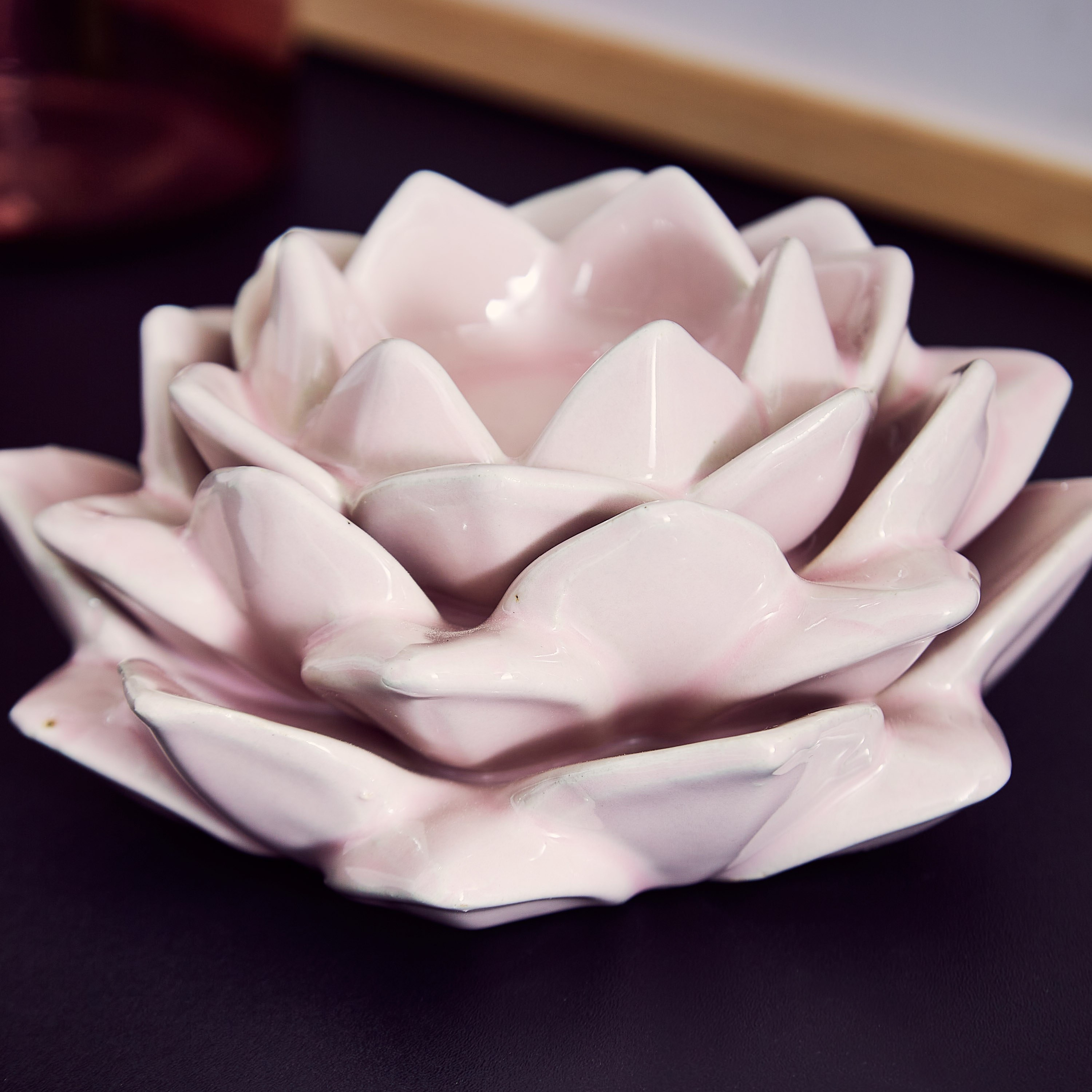 زهرة سيراميك من إيلا - 15×15×7 سم-hbxlivingroom-decorandaccessories-candleholders-image-3