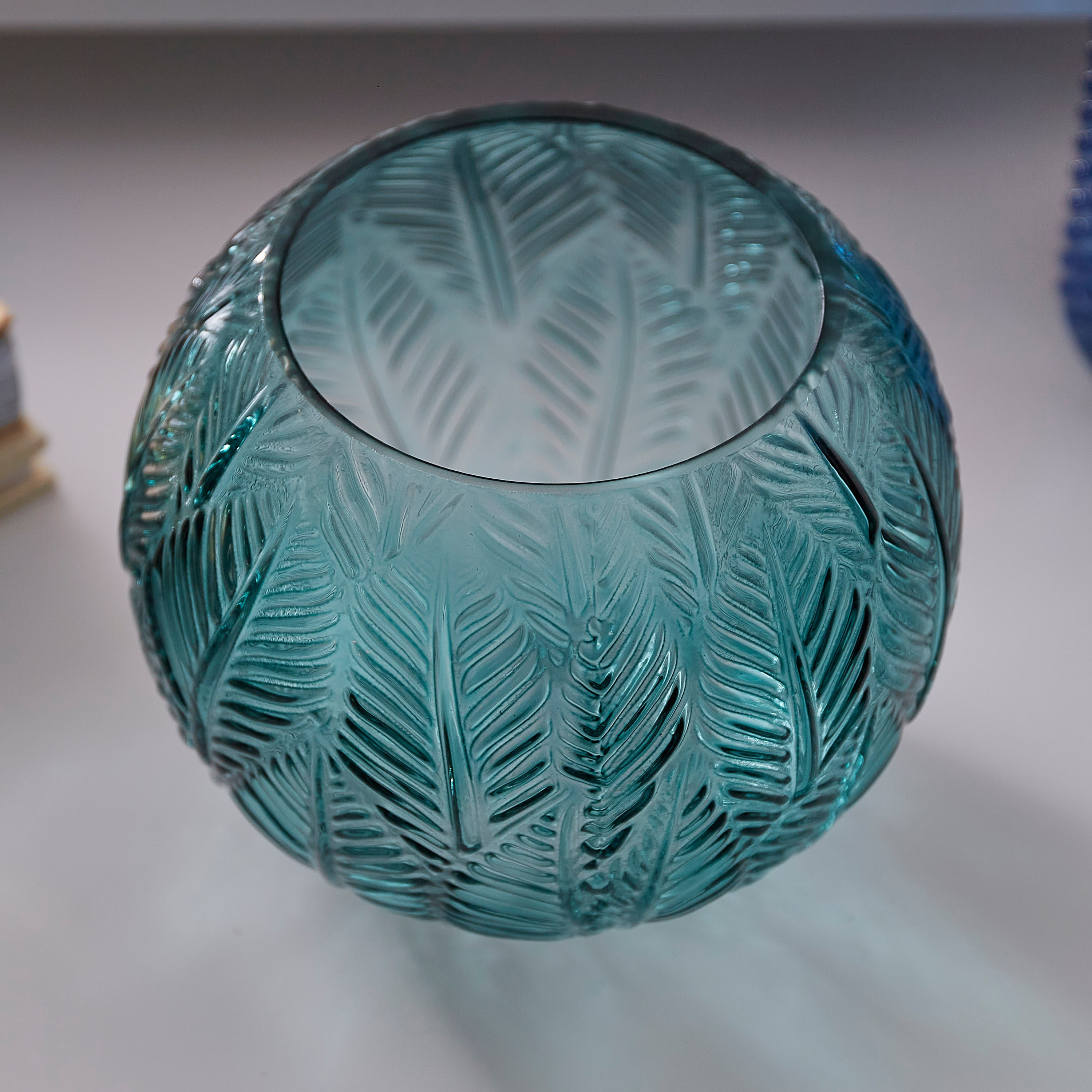 مزهرية صغيرة بملمس أوراق شجر من ريو - 15x12 سم-hbxbedroom-decorandaccessories-vases-image-2