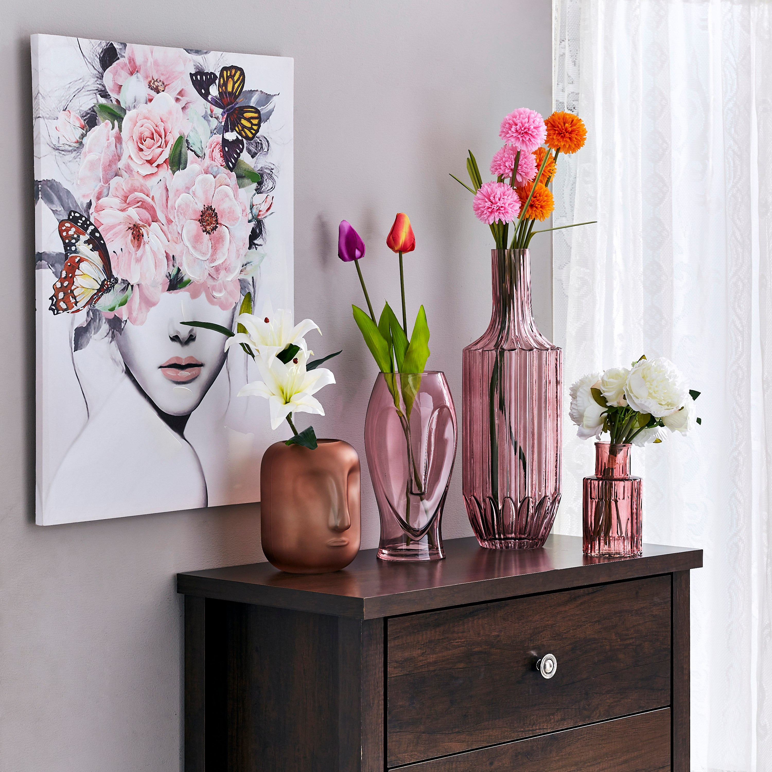 مزهرية زجاجية طويلة مضلعة من ريو - 17x50 سم-hbxbedroom-decorandaccessories-vases-image-4