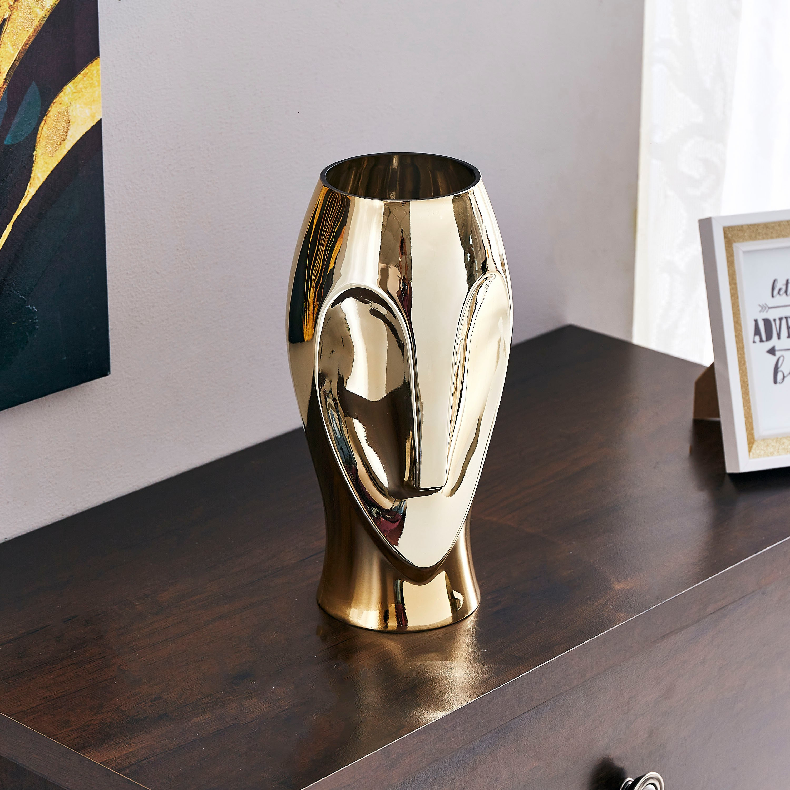 مزهرية زجاجية على شكل وجة من ريو - 15x30 سم-hbxbedroom-decorandaccessories-vases-image-2