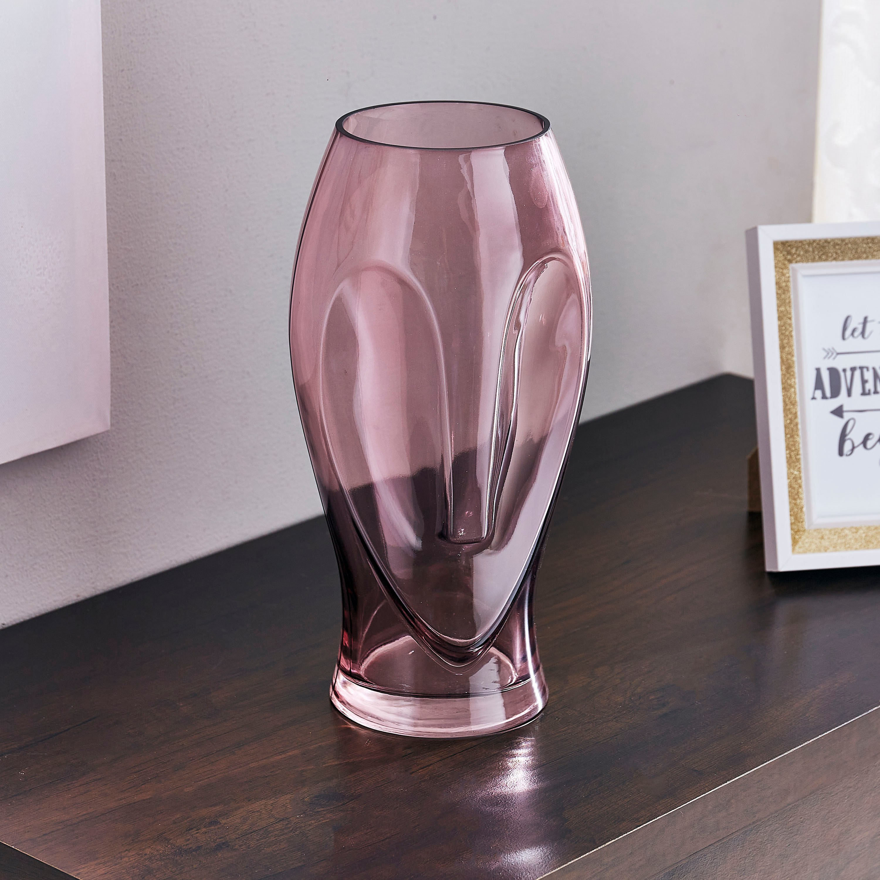 مزهرية زجاجية على شكل وجة من ريو - 15x30 سم-hbxbedroom-decorandaccessories-vases-image-3
