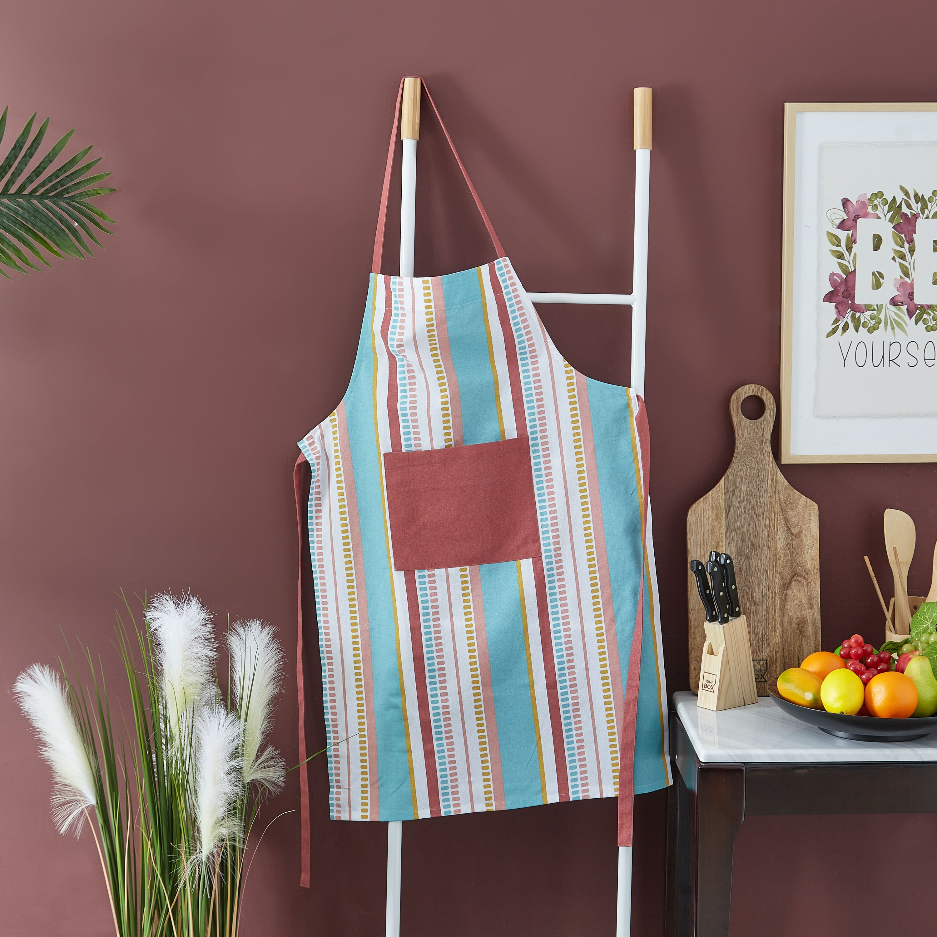 Payton Printed Cotton Apron-hbxhomeware-kitchenware-kitchenlinens-image-1
