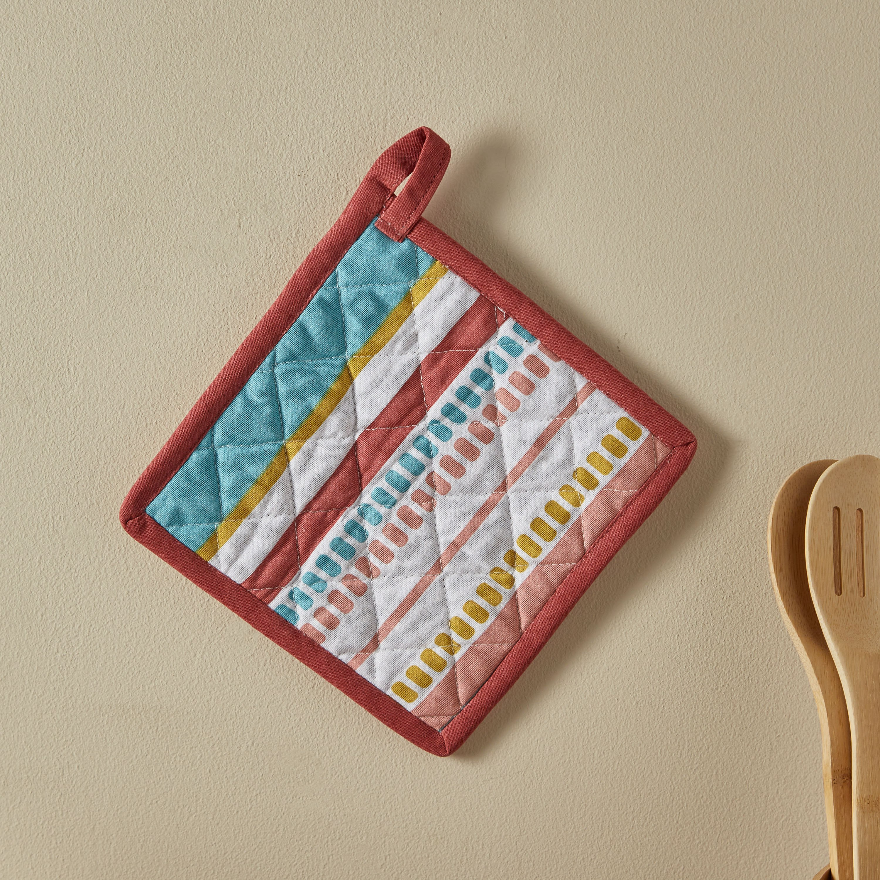 Payton Printed Cotton Potholder-hbxhomeware-kitchenware-kitchenlinens-image-1