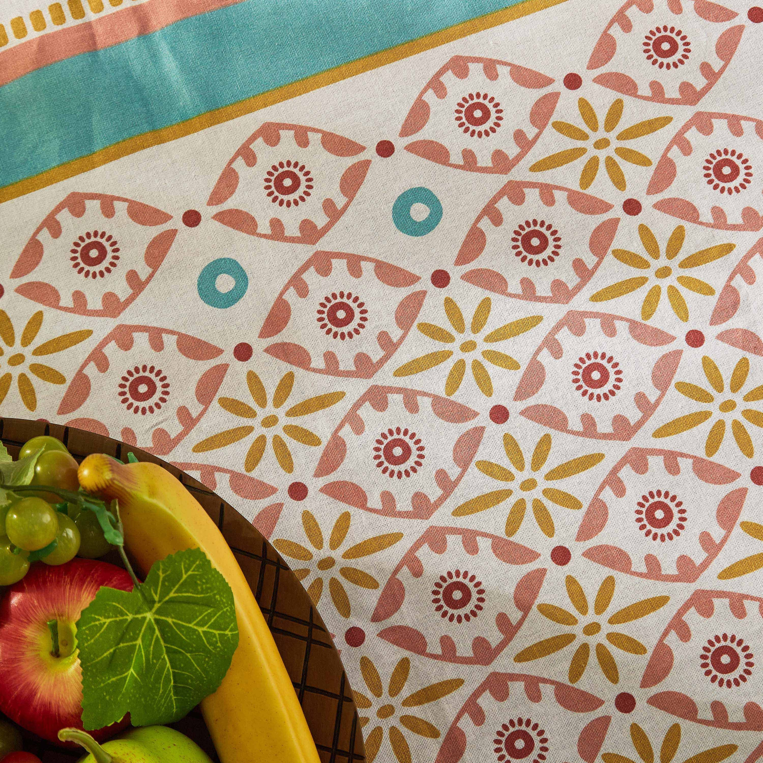 Payton Printed Cotton Table Cloth - 130x170 cm-hbxdecorandfurnishings-homefurnishings-tablelinens-image-3