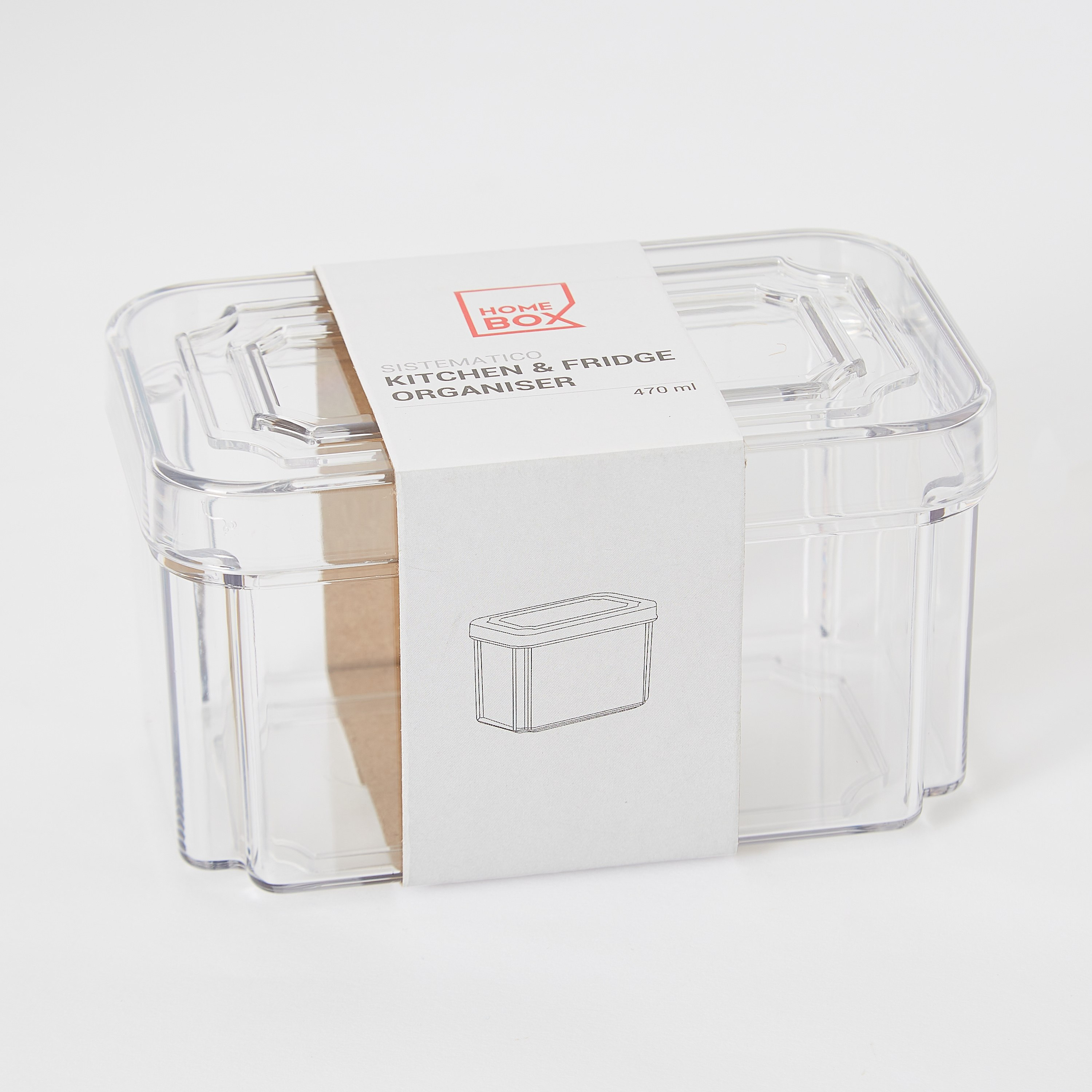 Sistematico Stackable Fridge Organiser with Lid - 470 ml-hbxkitchen-kitchenware-kitchenaccessories-image-7