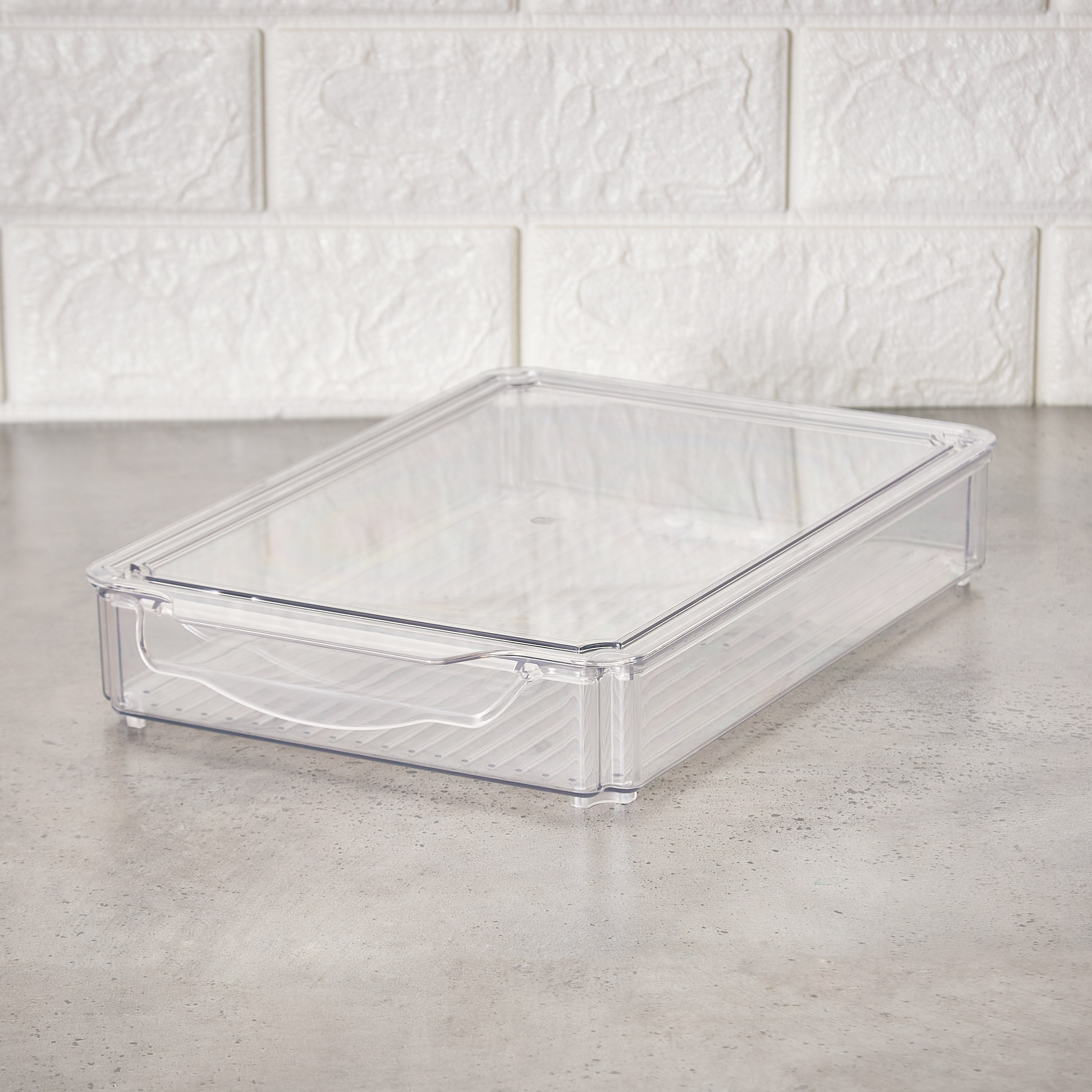 منظم ثلاجة قابل للتكديس بغطاء من سيستماتيكو - 2.7 لتر-hbxkitchen-kitchenware-kitchenaccessories-image-3