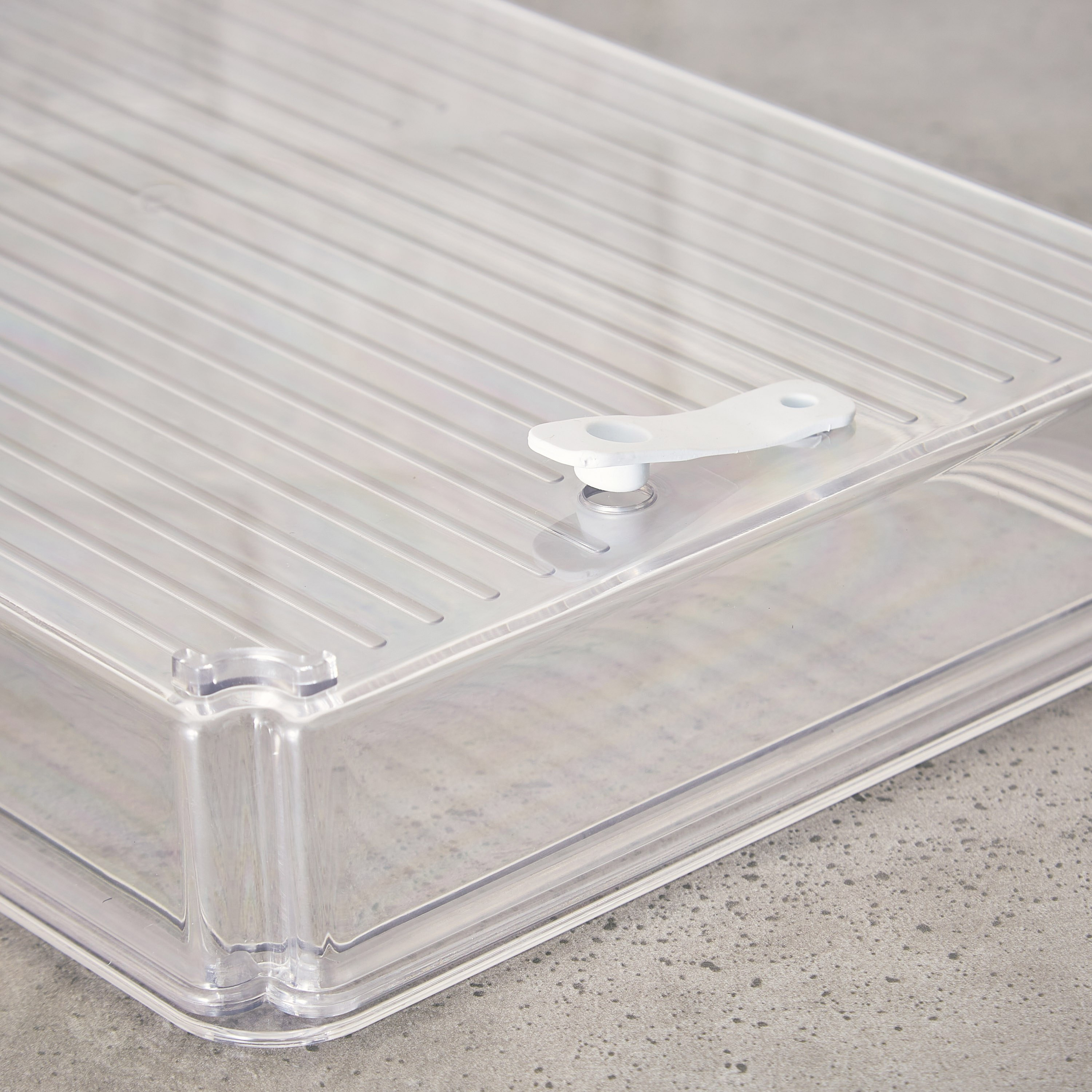 منظم ثلاجة قابل للتكديس بغطاء من سيستماتيكو - 2.7 لتر-hbxkitchen-kitchenware-kitchenaccessories-image-4