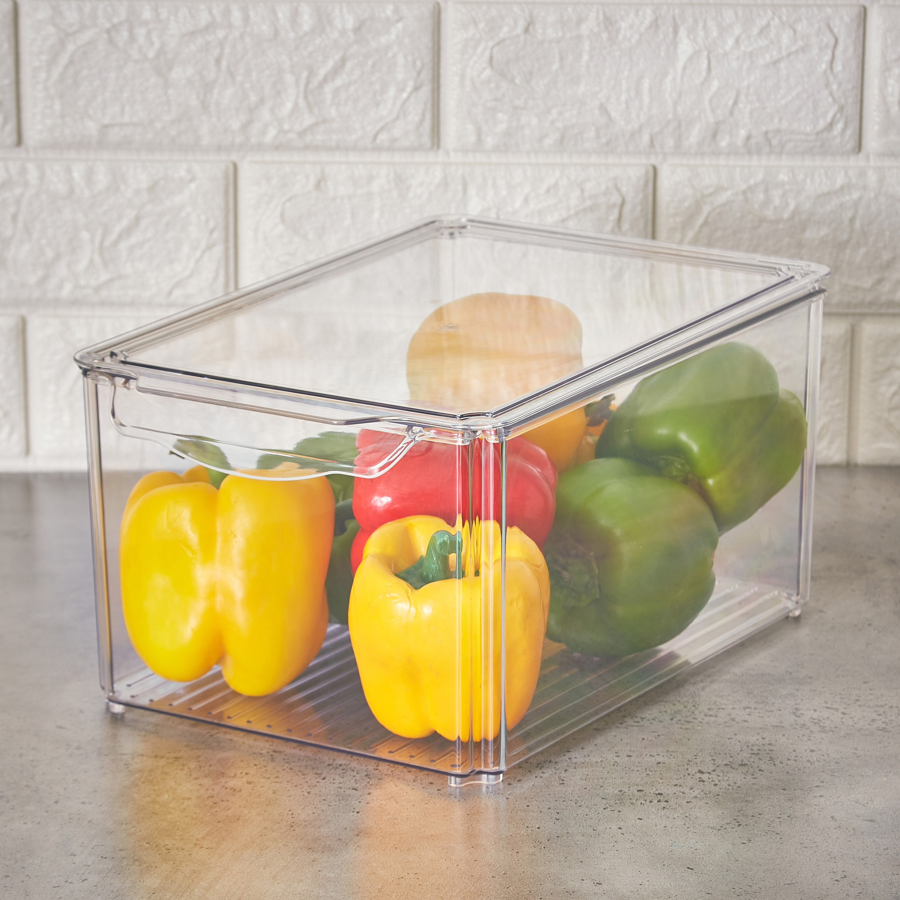 منظم ثلاجة قابل للتكديس بغطاء من سيستماتيكو - 8.4 لتر-hbxkitchen-kitchenware-kitchenaccessories-image-2