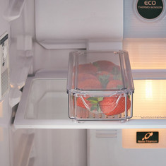 Sistematico Stackable Fridge Organiser with Lid - 1.35 L