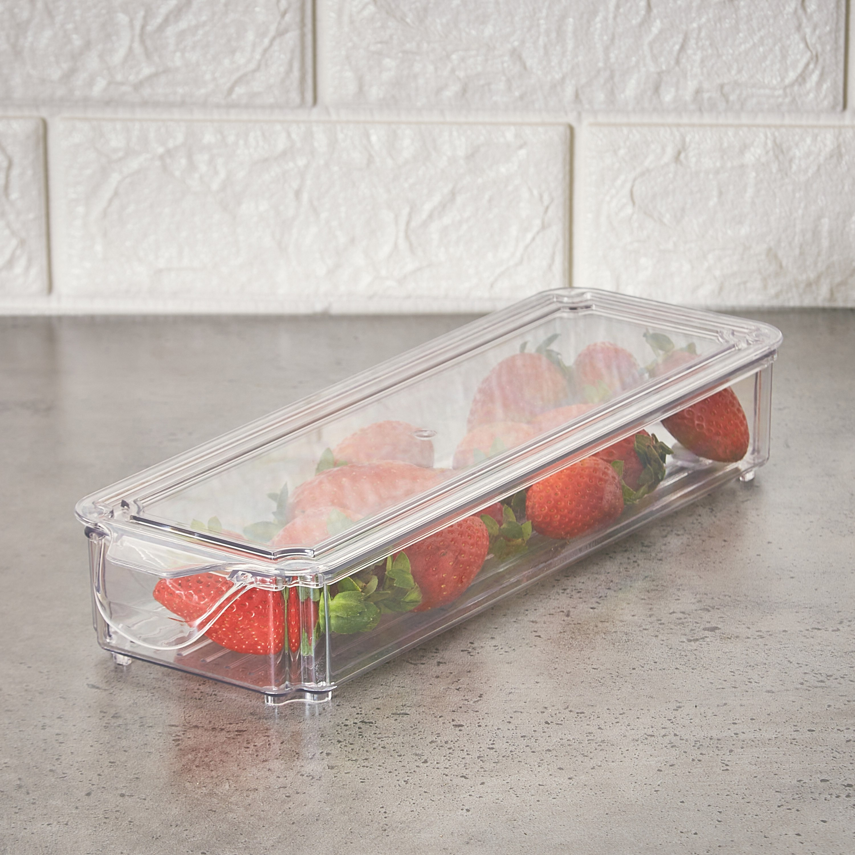 منظم ثلاجة قابل للتكديس بغطاء من سيستماتيكو - 1.35 لتر-hbxkitchen-kitchenware-kitchenaccessories-image-2