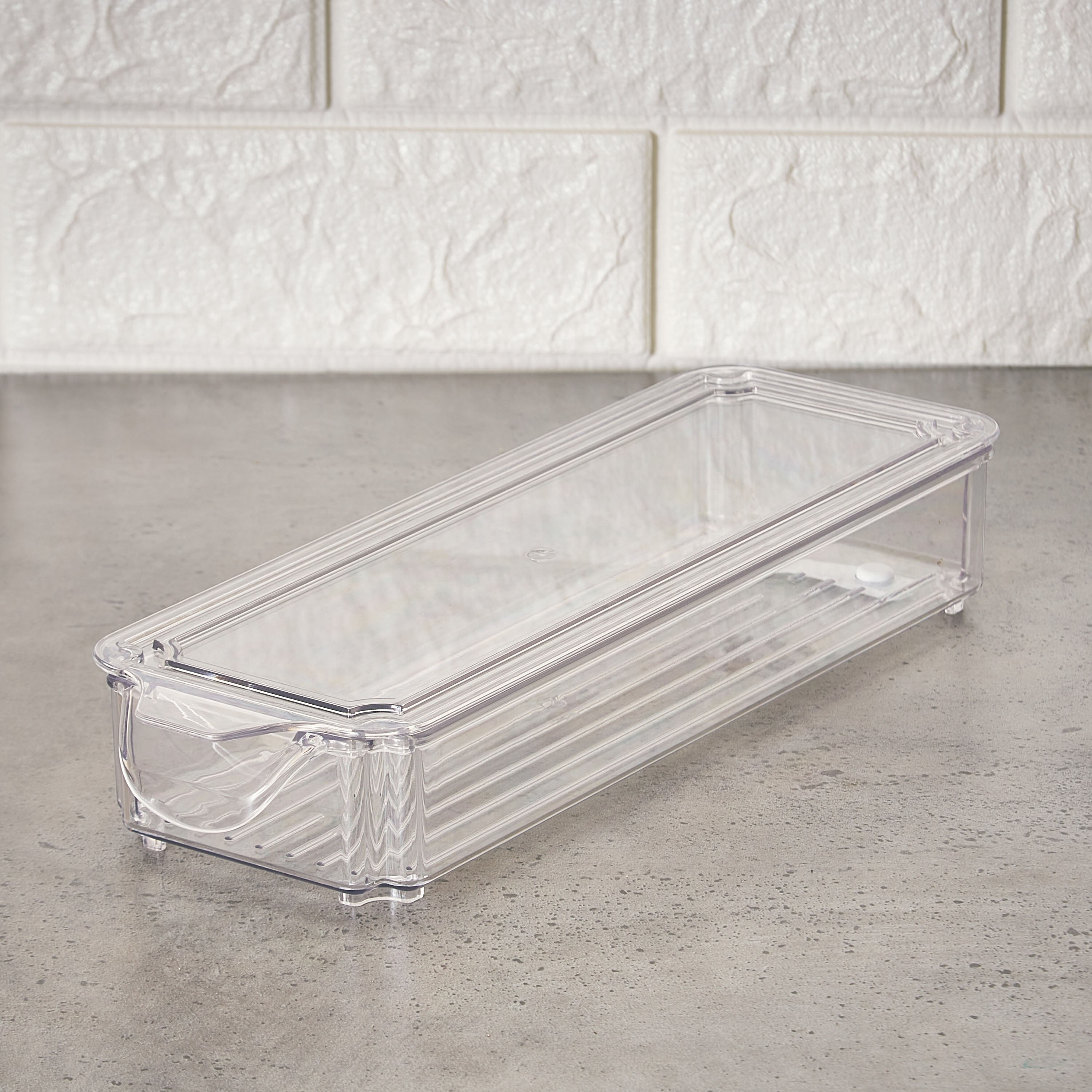 منظم ثلاجة قابل للتكديس بغطاء من سيستماتيكو - 1.35 لتر-hbxkitchen-kitchenware-kitchenaccessories-image-3