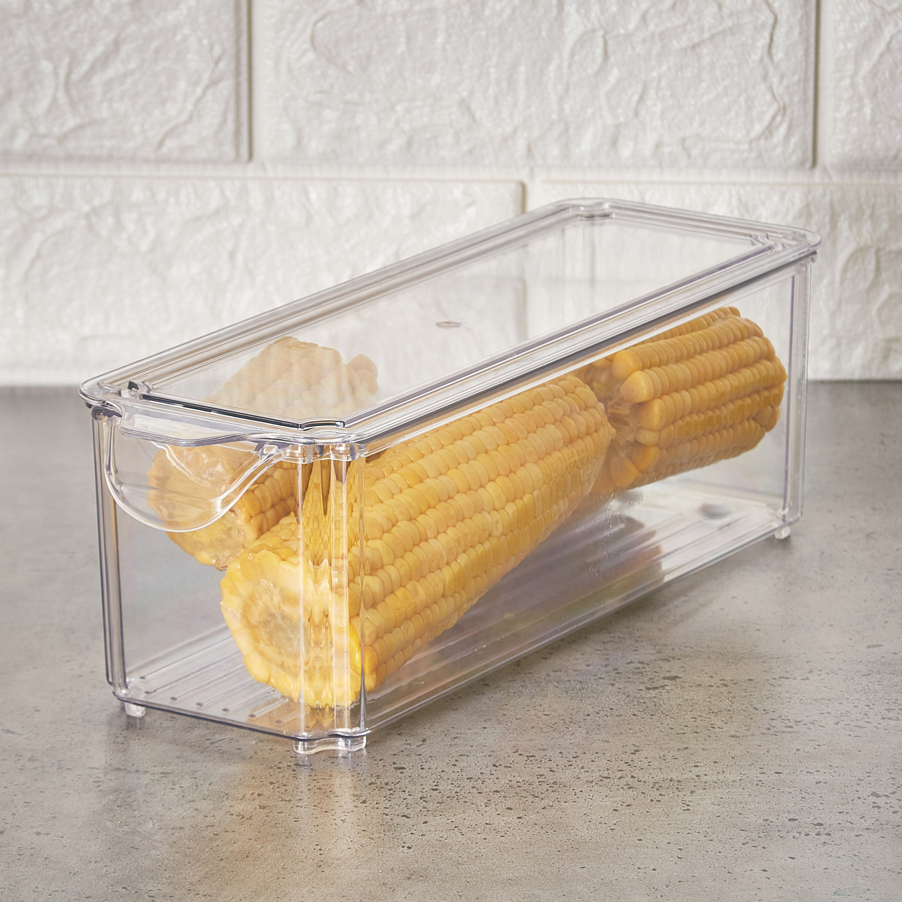 منظم ثلاجة قابل للتكديس بغطاء من سيستماتيكو - 2.85 لتر-hbxkitchen-kitchenware-kitchenaccessories-image-2