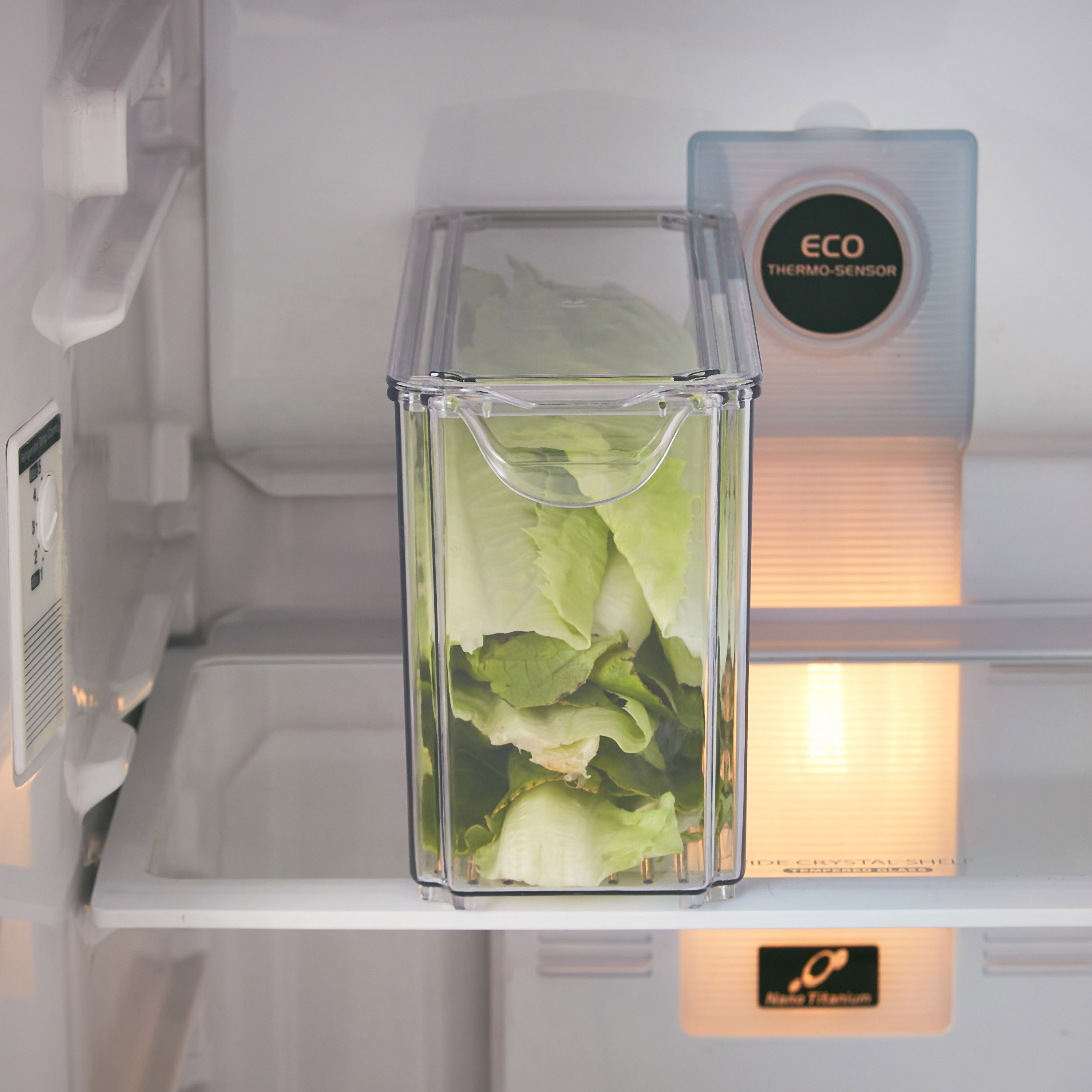 منظم ثلاجة قابل للتكديس بغطاء من سيستماتيكو - 4.2 لتر-hbxkitchen-kitchenware-kitchenaccessories-image-1