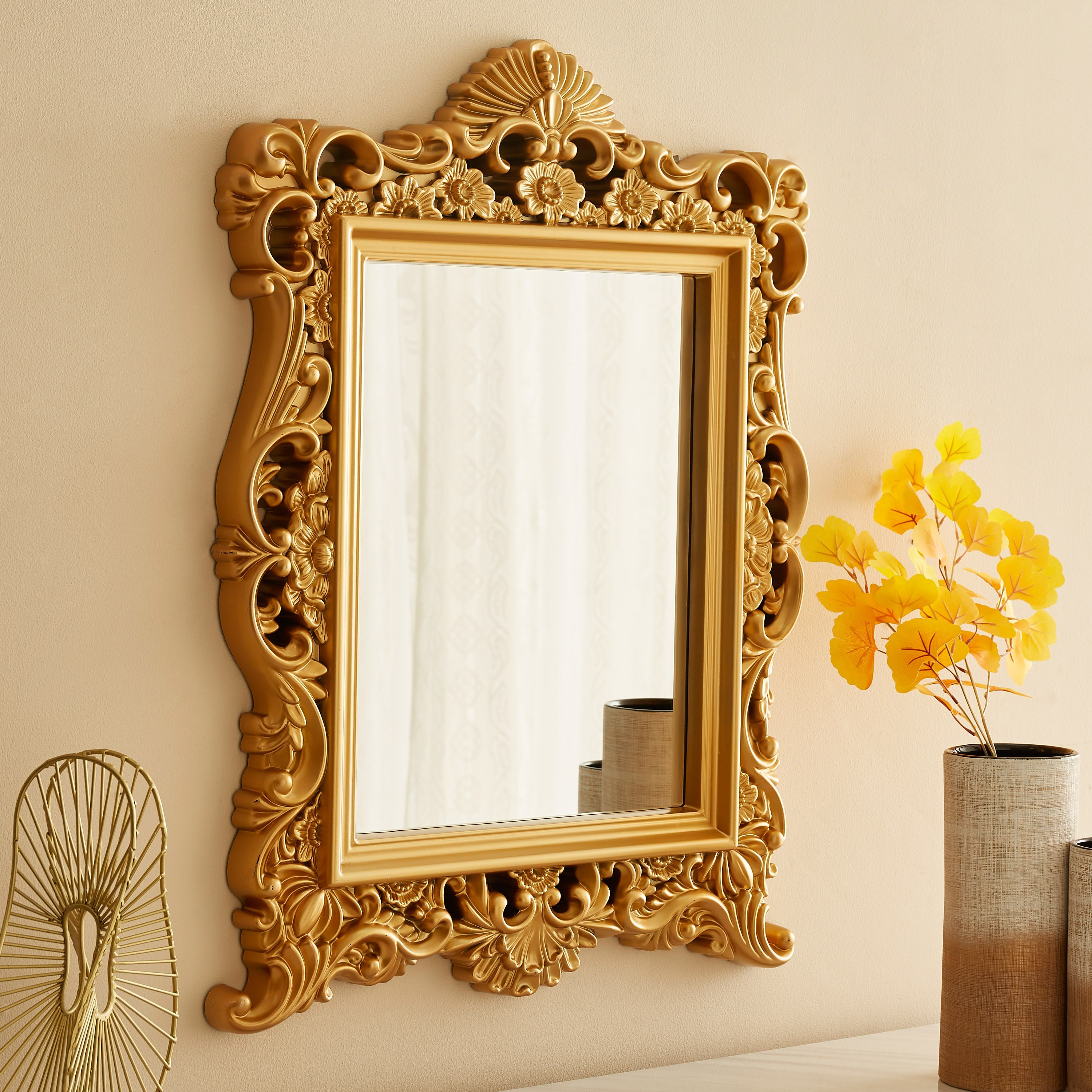 Esme Rectangle Flower Mirror - 63x5x85 cm-PROMO_HB_AE_B1G1_250925-image-1