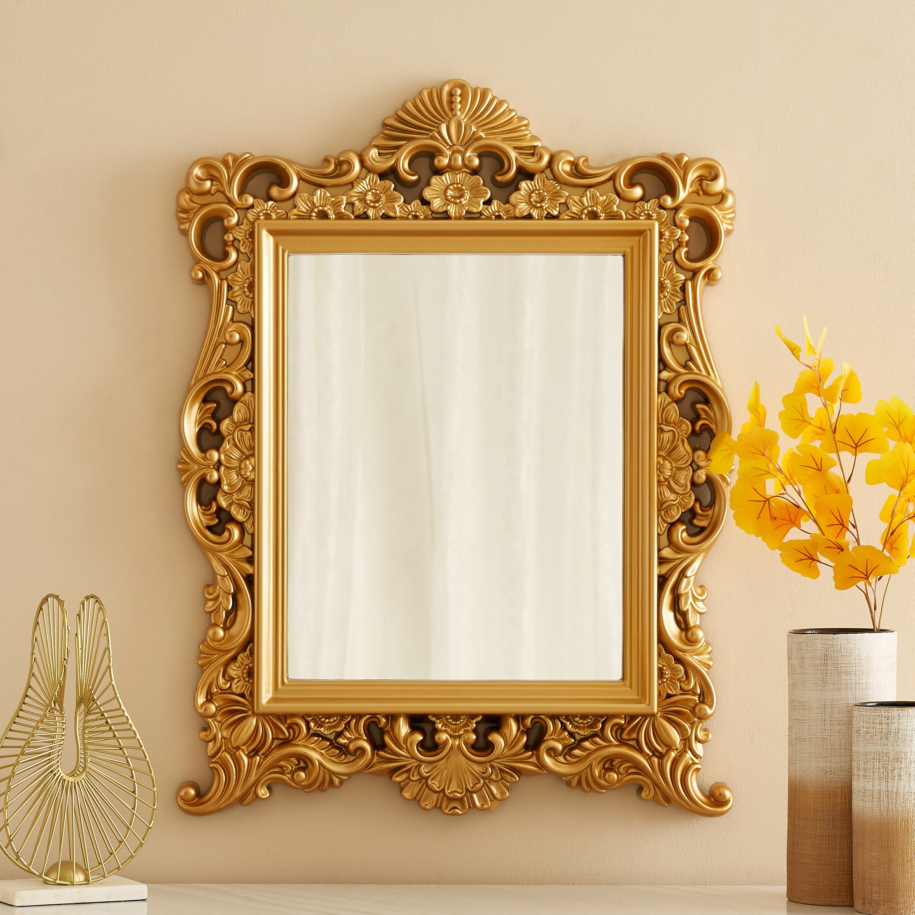 Esme Rectangle Flower Mirror - 63x5x85 cm-PROMO_HB_AE_B1G1_250925-image-2