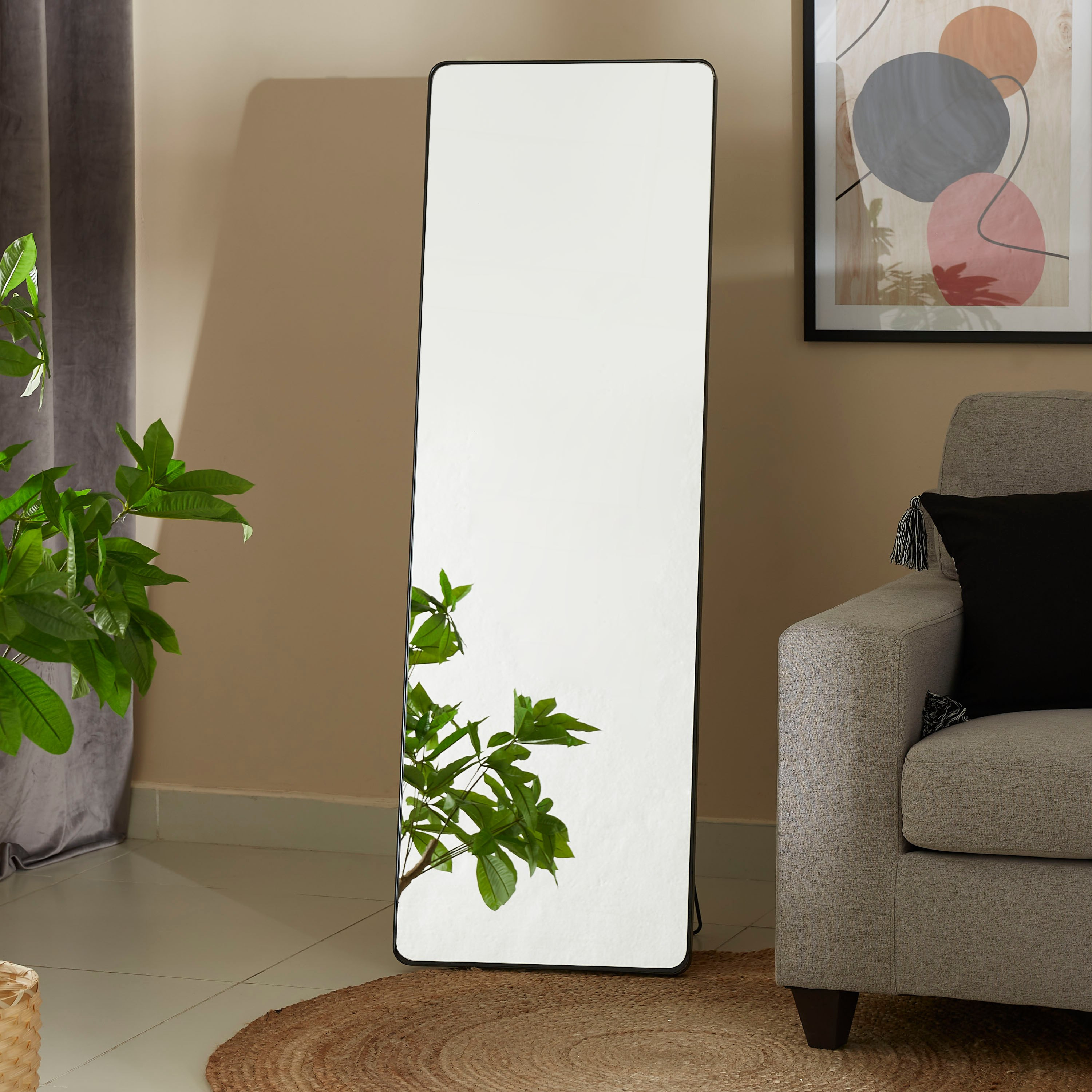 Esme Rectangular Floor Mirror - 45x3x140 cm-PROMO_HB_AE_B1G1_250925-image-1