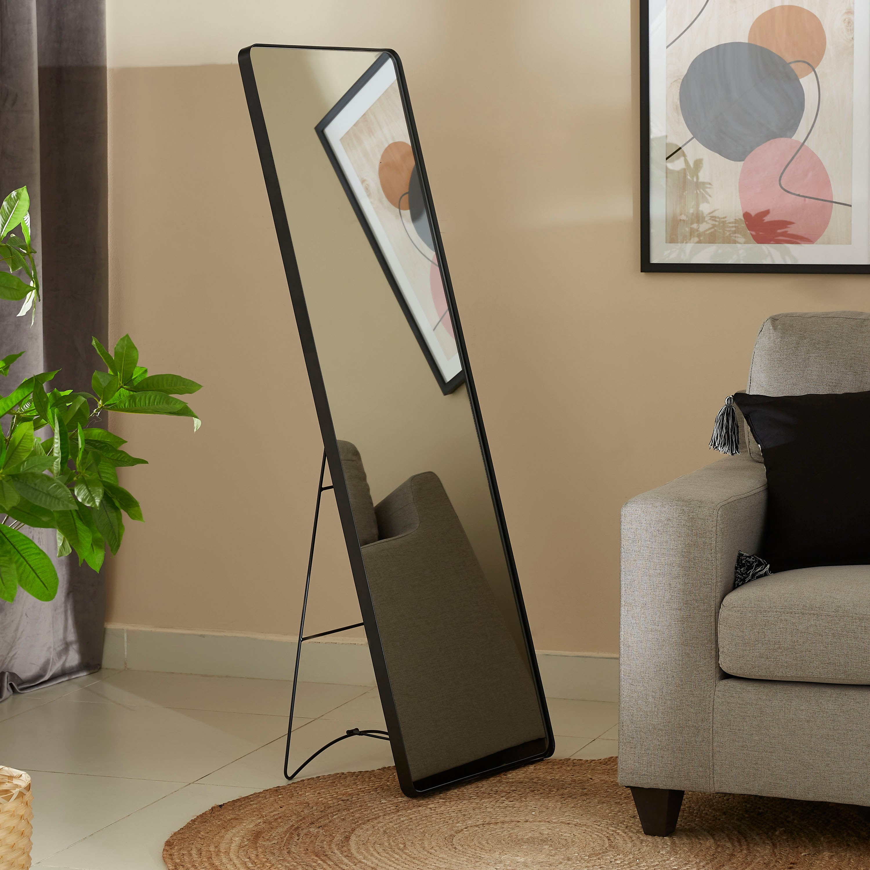 Esme Rectangular Floor Mirror - 45x3x140 cm-PROMO_HB_AE_B1G1_250925-image-2