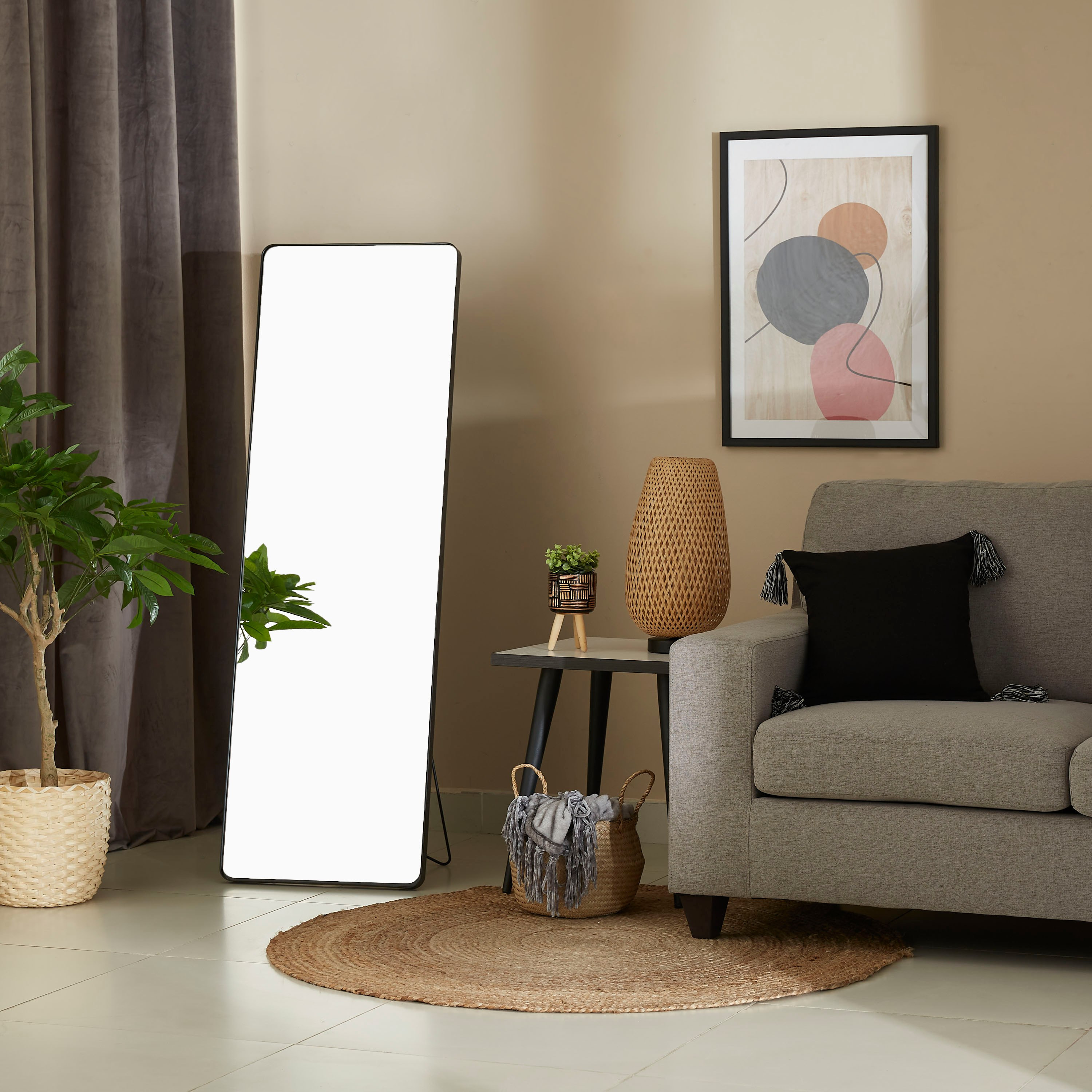 Esme Rectangular Floor Mirror - 45x3x140 cm-PROMO_HB_AE_B1G1_250925-image-6