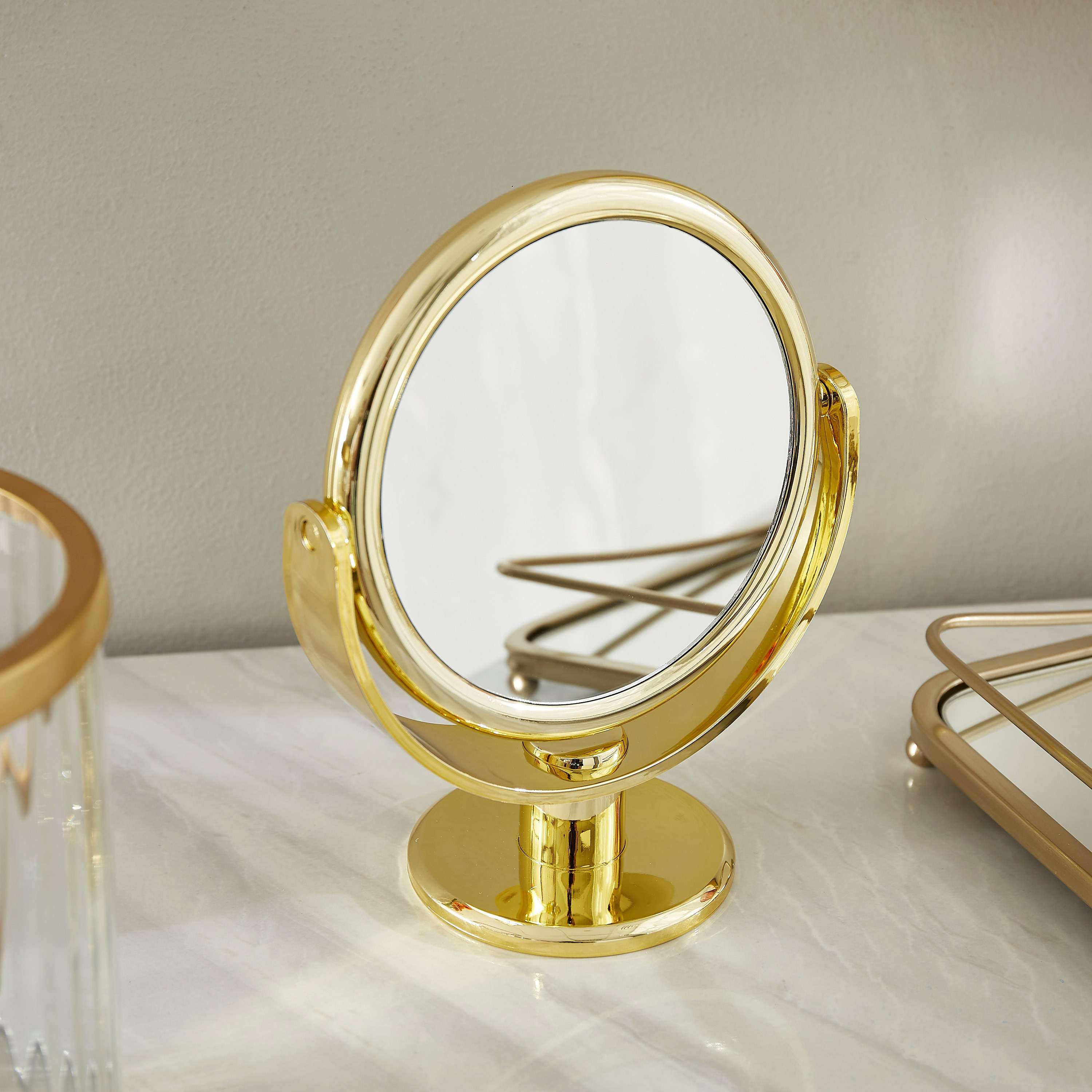 مرآة مكياج مستديرة من إسما - 18 × 7 × 23 سم-hbxhomeware-hbxdecorandfurnishings-image-1