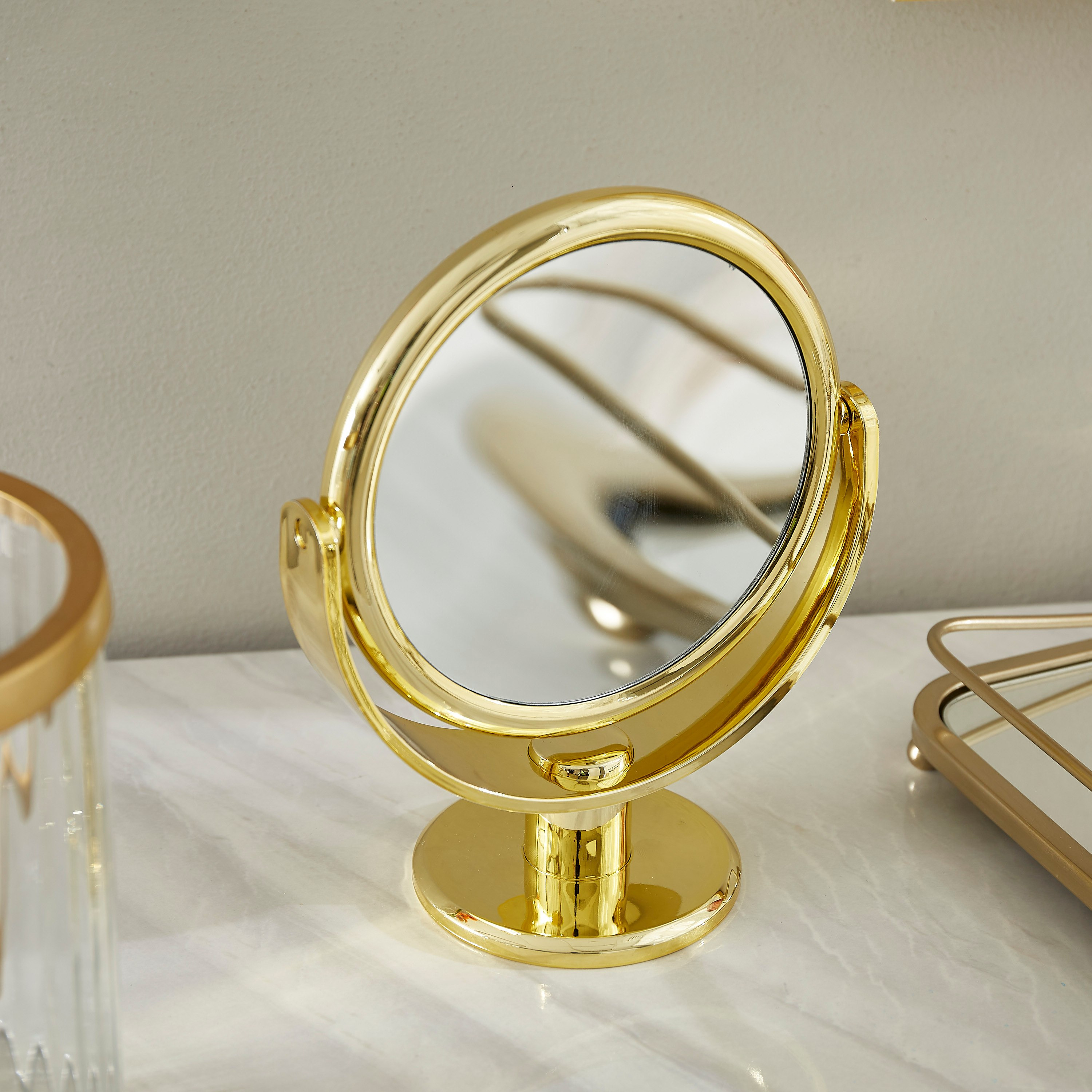 مرآة مكياج مستديرة من إسما - 18 × 7 × 23 سم-hbxhomeware-hbxdecorandfurnishings-image-2