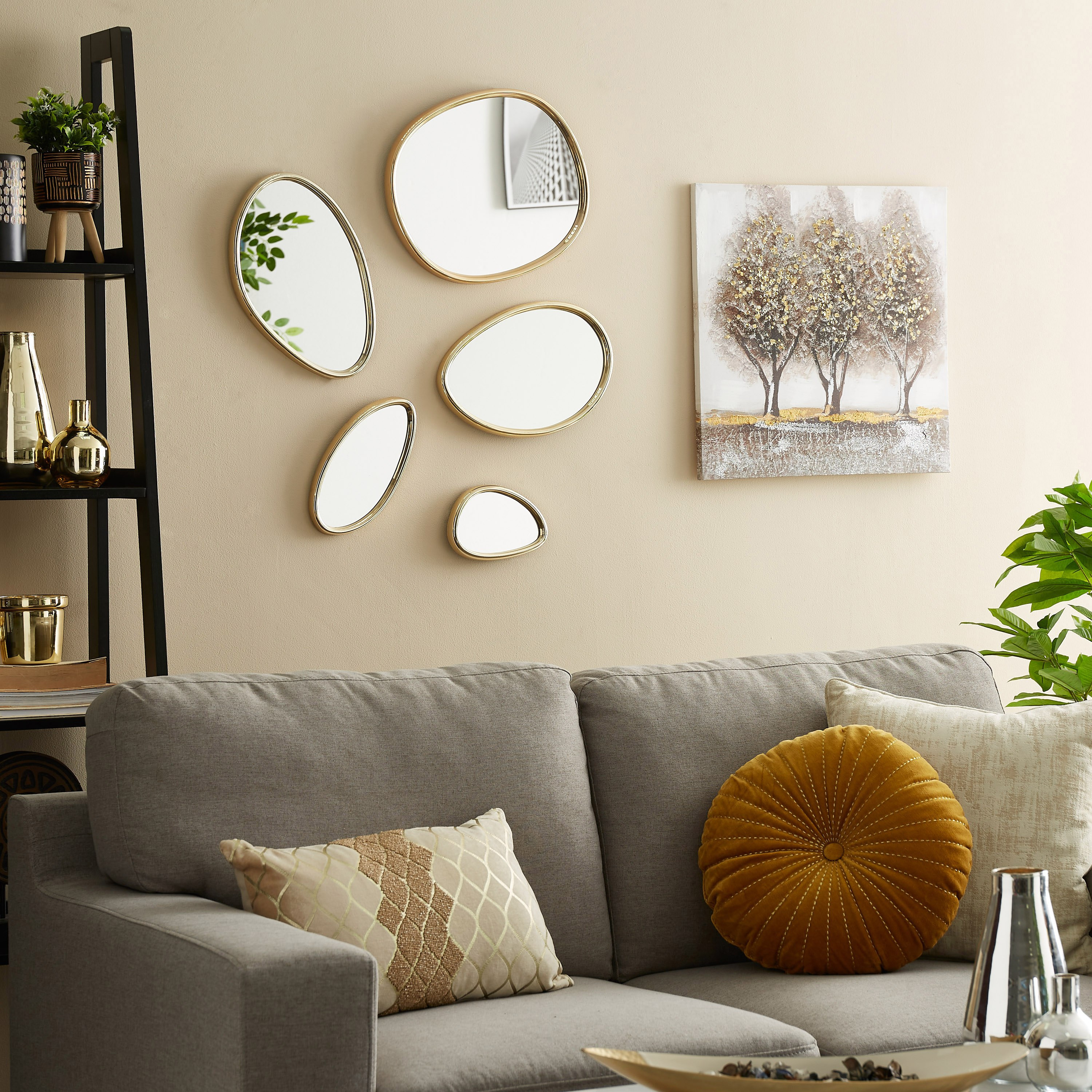 طقم مرايا بتصميم قطرات مياة من إسمي - 5 قطع-PROMO_HB_AE_B1G1_250925-image-3