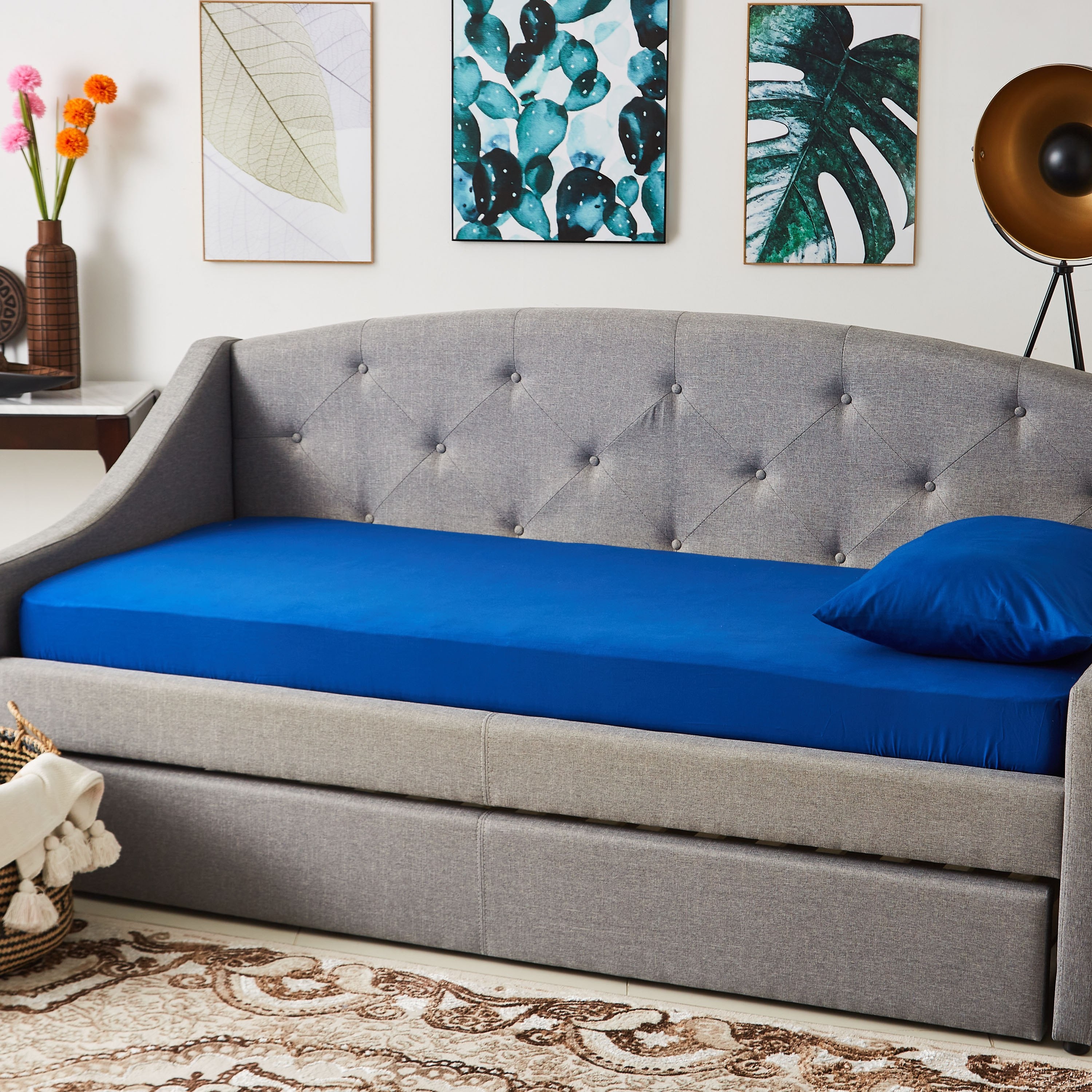 شرشف مطاطي فردي بولي قطن من بريستول - 90x200 سم-hbxhomeware-hbxbedroom-image-4