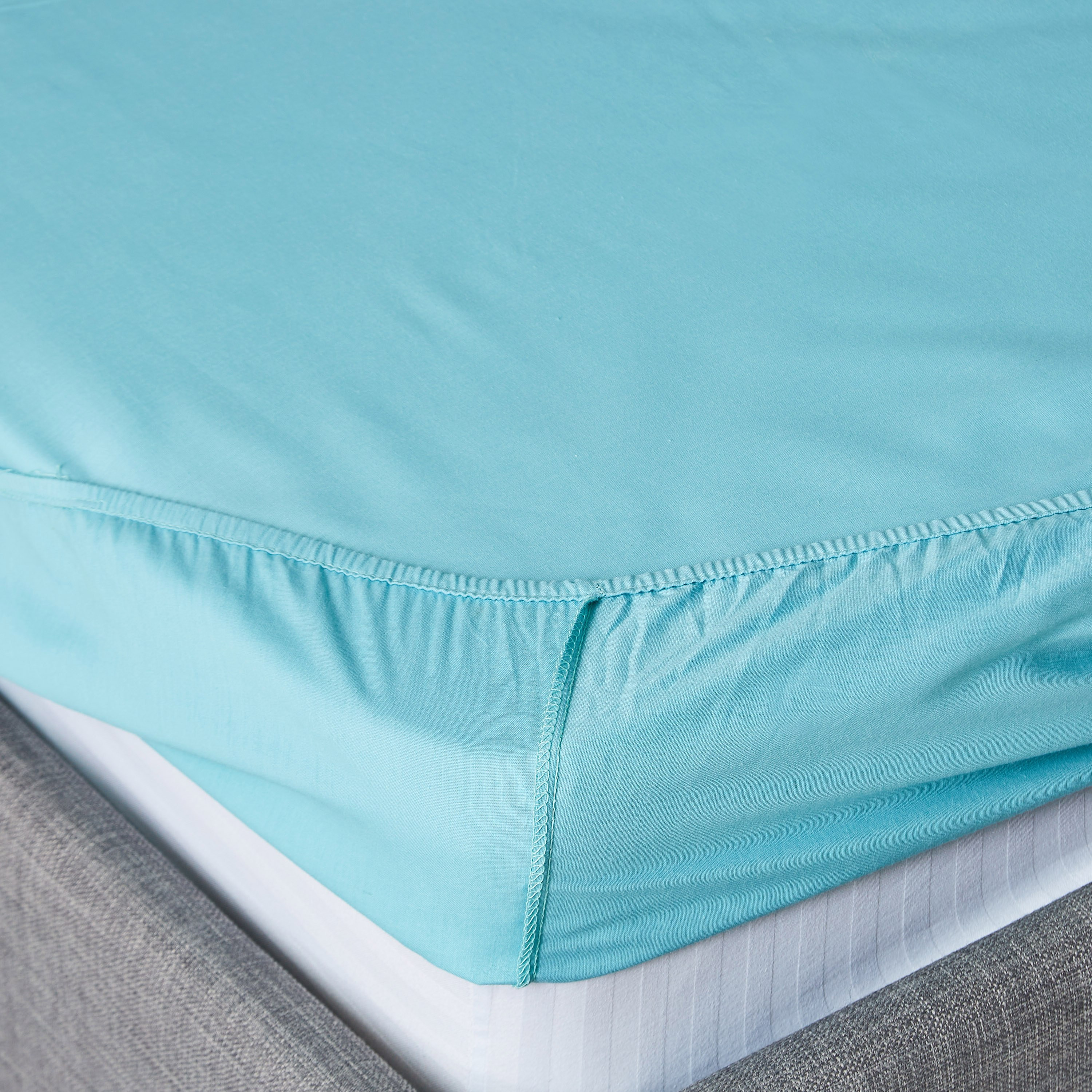 شرشف مطاطي كينج بولي قطن من بريستول - 180x200 سم-hbxhomeware-hbxbedroom-image-4