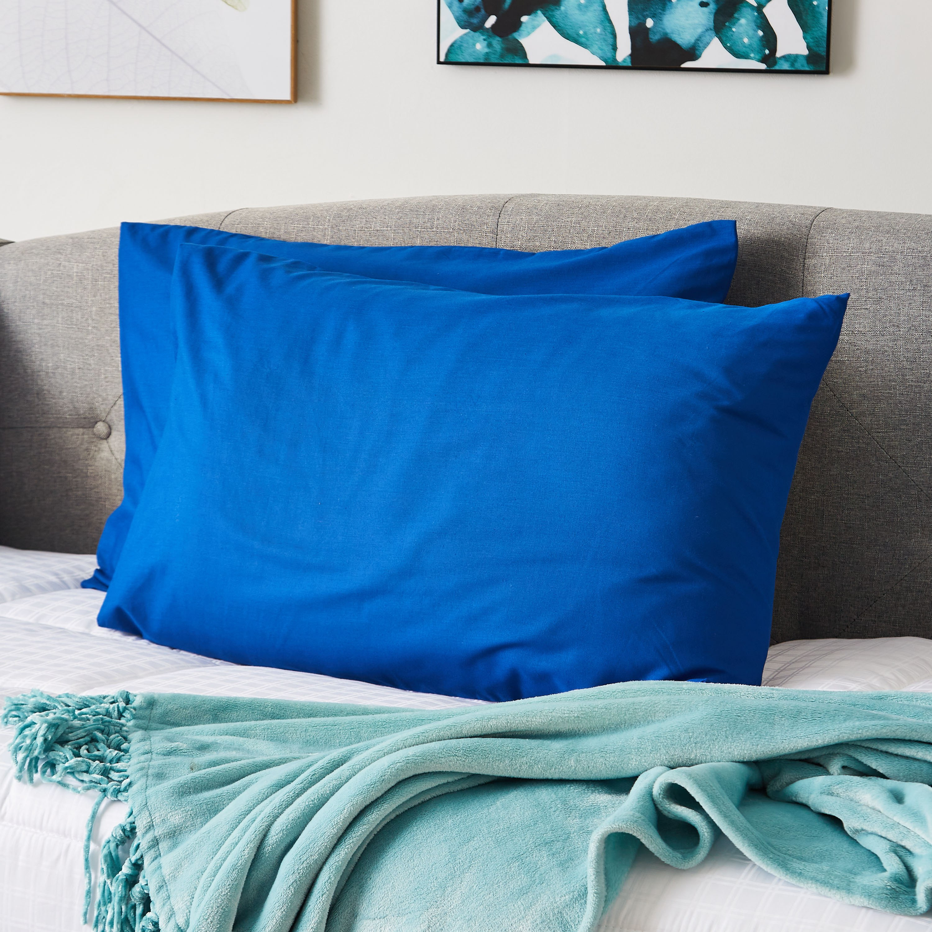 طقم غطاء وسادة بولي قطن من قطعتين من بريستول - 50x75 سم-hbxhomeware-hbxbedroom-image-1