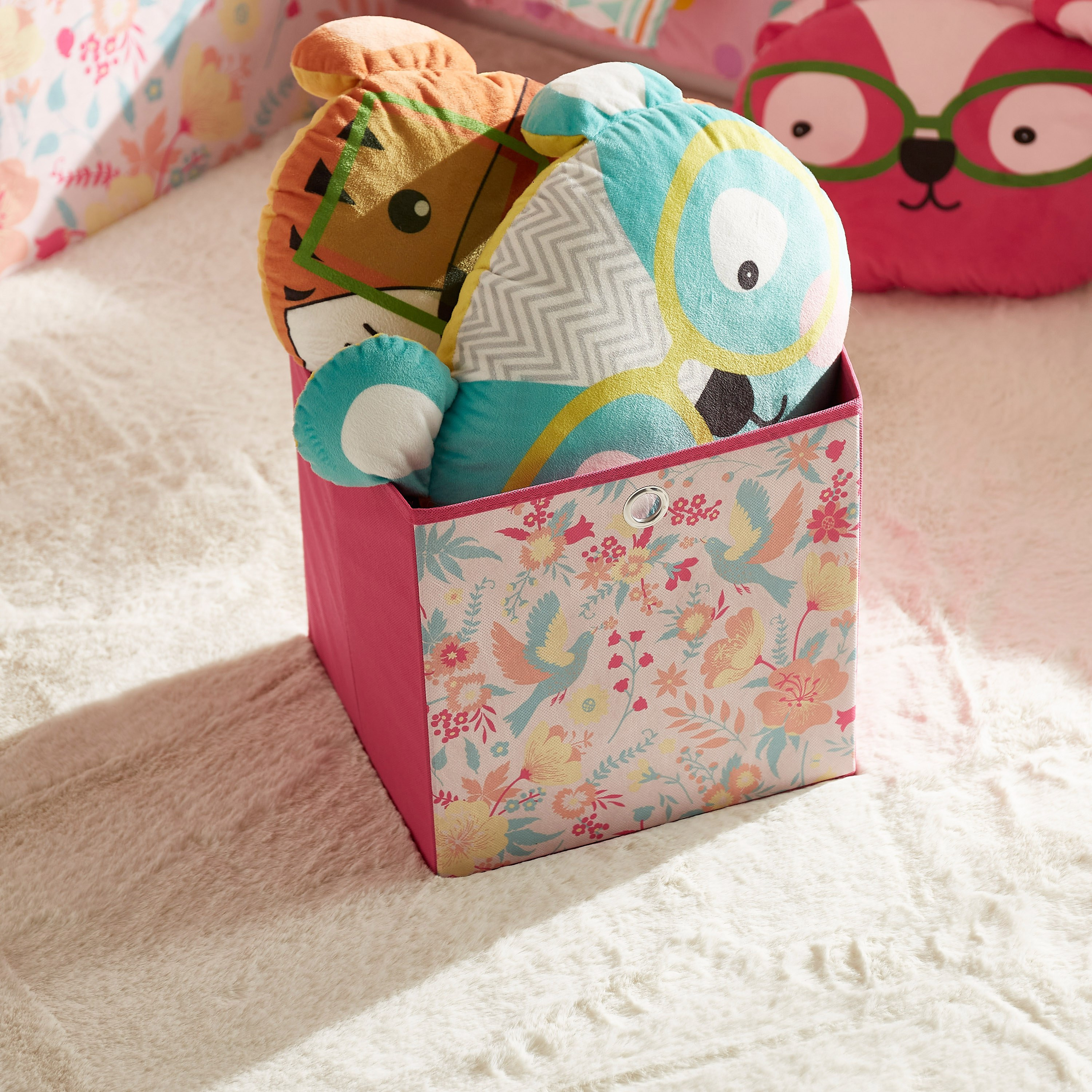 صندوق تخزين من ترايفل - 31x31x31 سم-hbxhomeware-hbxkidsandyouth-image-1