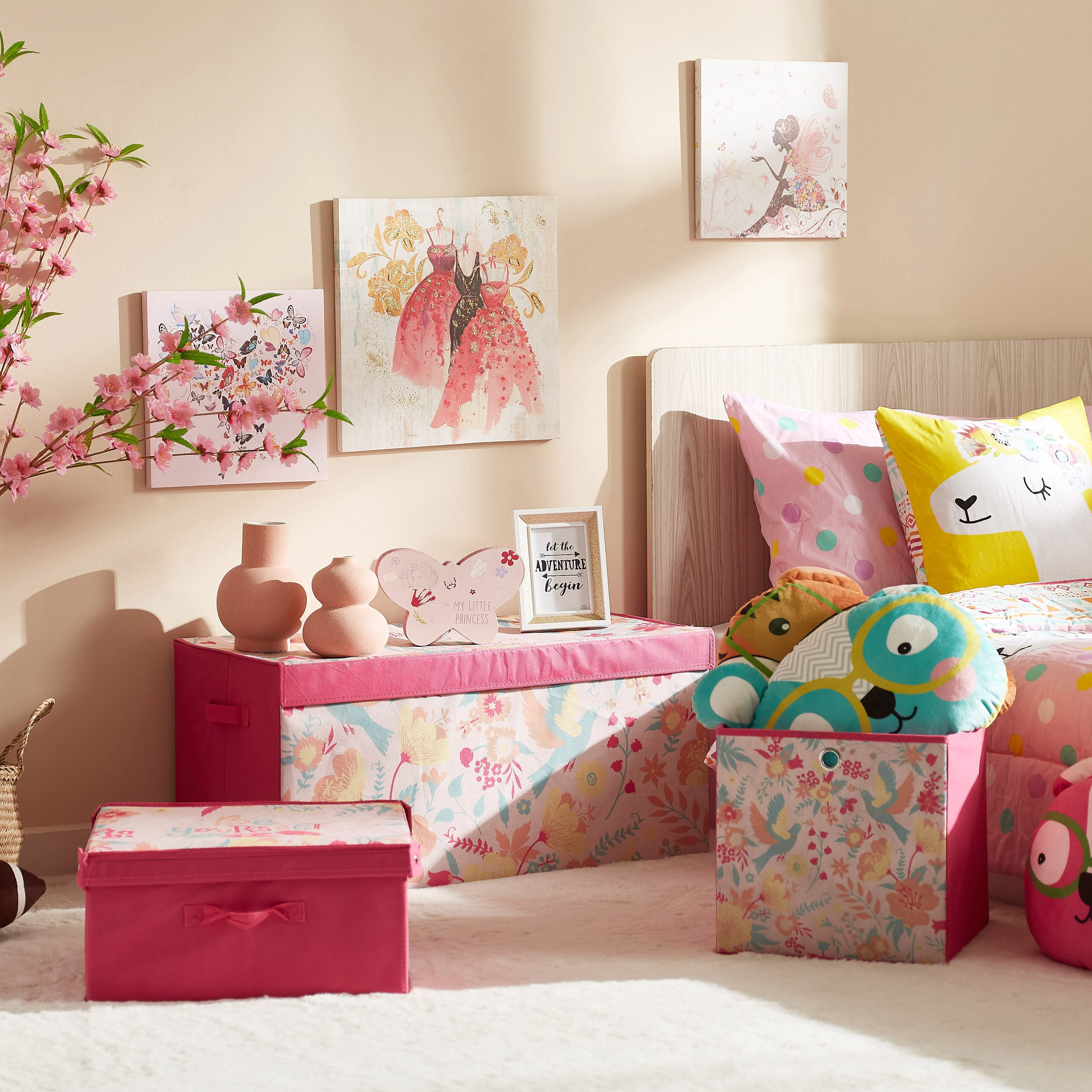 صندوق تخزين من ترايفل - 31x31x31 سم-hbxhomeware-hbxkidsandyouth-image-5