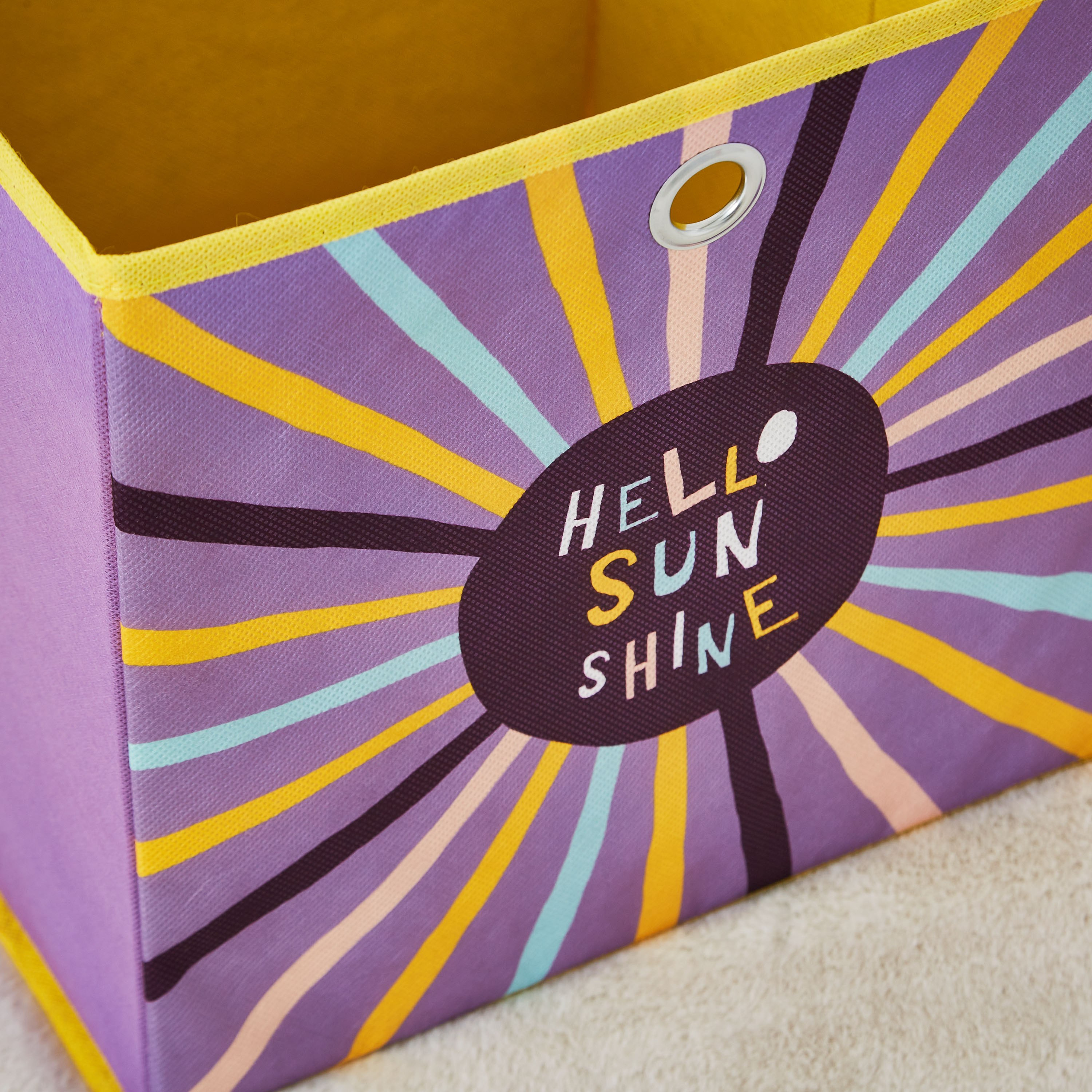 صندوق مكعب صن شاين من ترايفل - 31x31x31 سم-hbxhomeware-hbxkidsandyouth-image-2