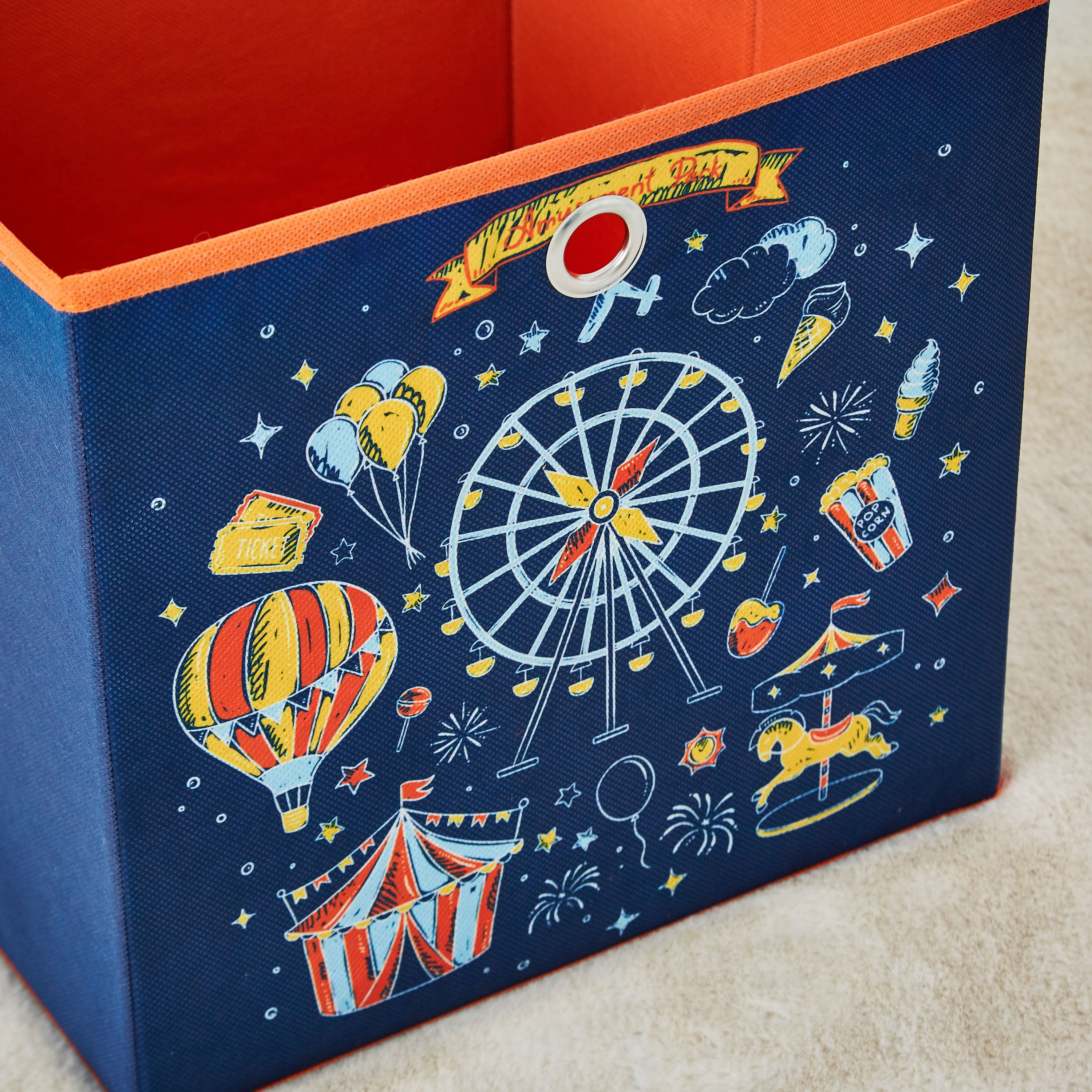 صندوق مكعب بتصميم سيرك - 31x31x31 سم-hbxhomeware-hbxkidsandyouth-image-2