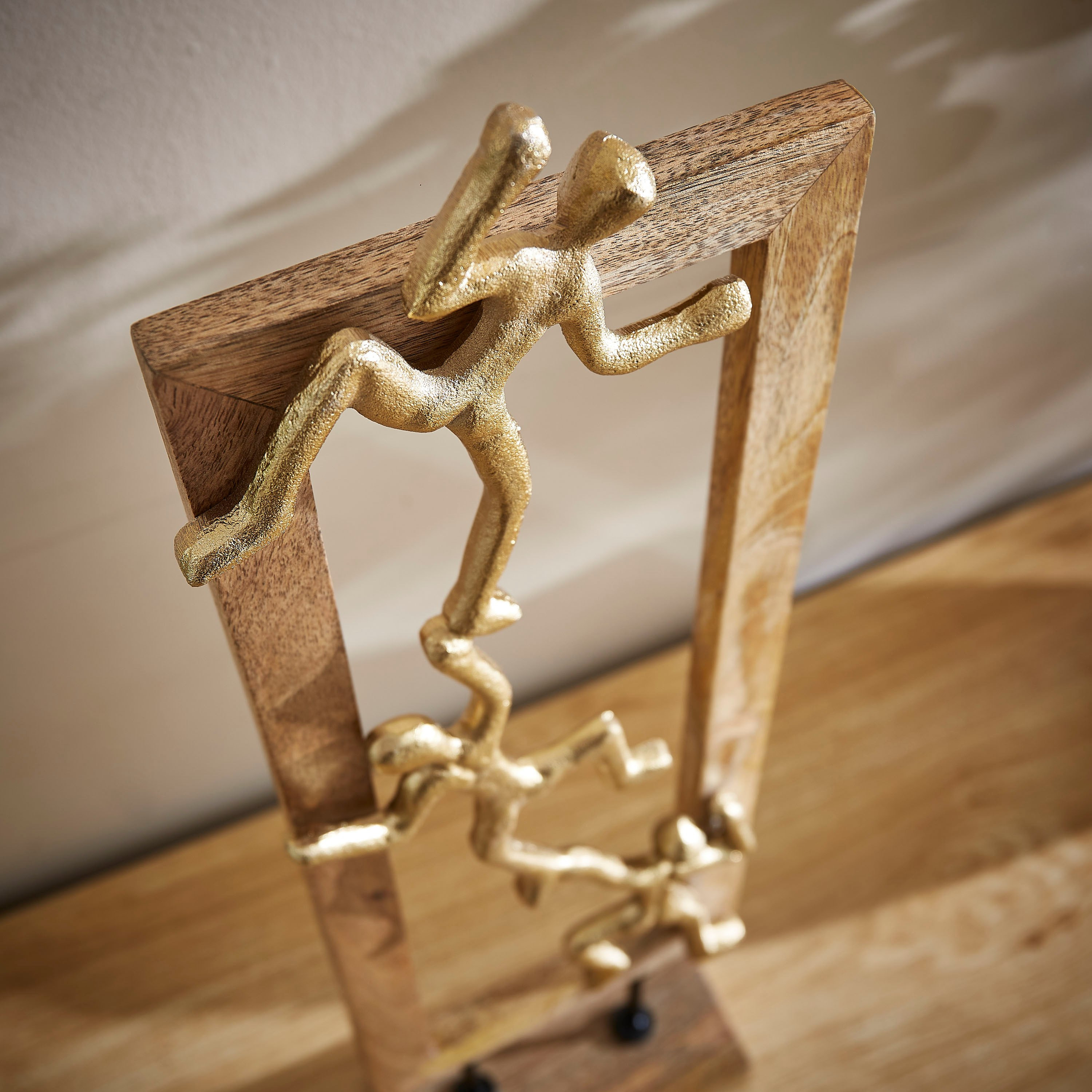 Trivia Wood Lets Climb Sculpture - 17x9x58 cm-hbxhomeware-homedecor-figurinesandornaments-image-3