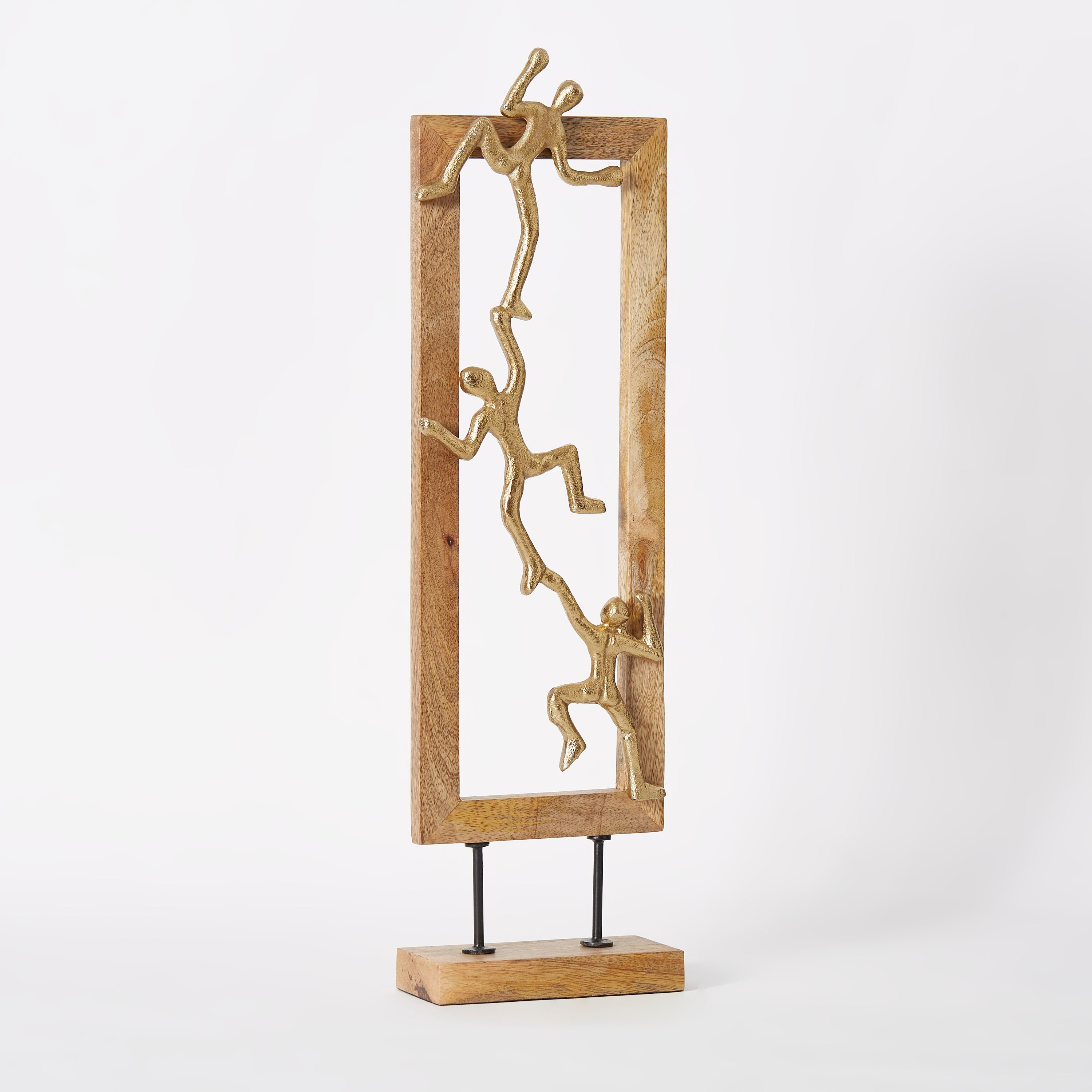 Trivia Wood Lets Climb Sculpture - 17x9x58 cm-hbxhomeware-homedecor-figurinesandornaments-image-5