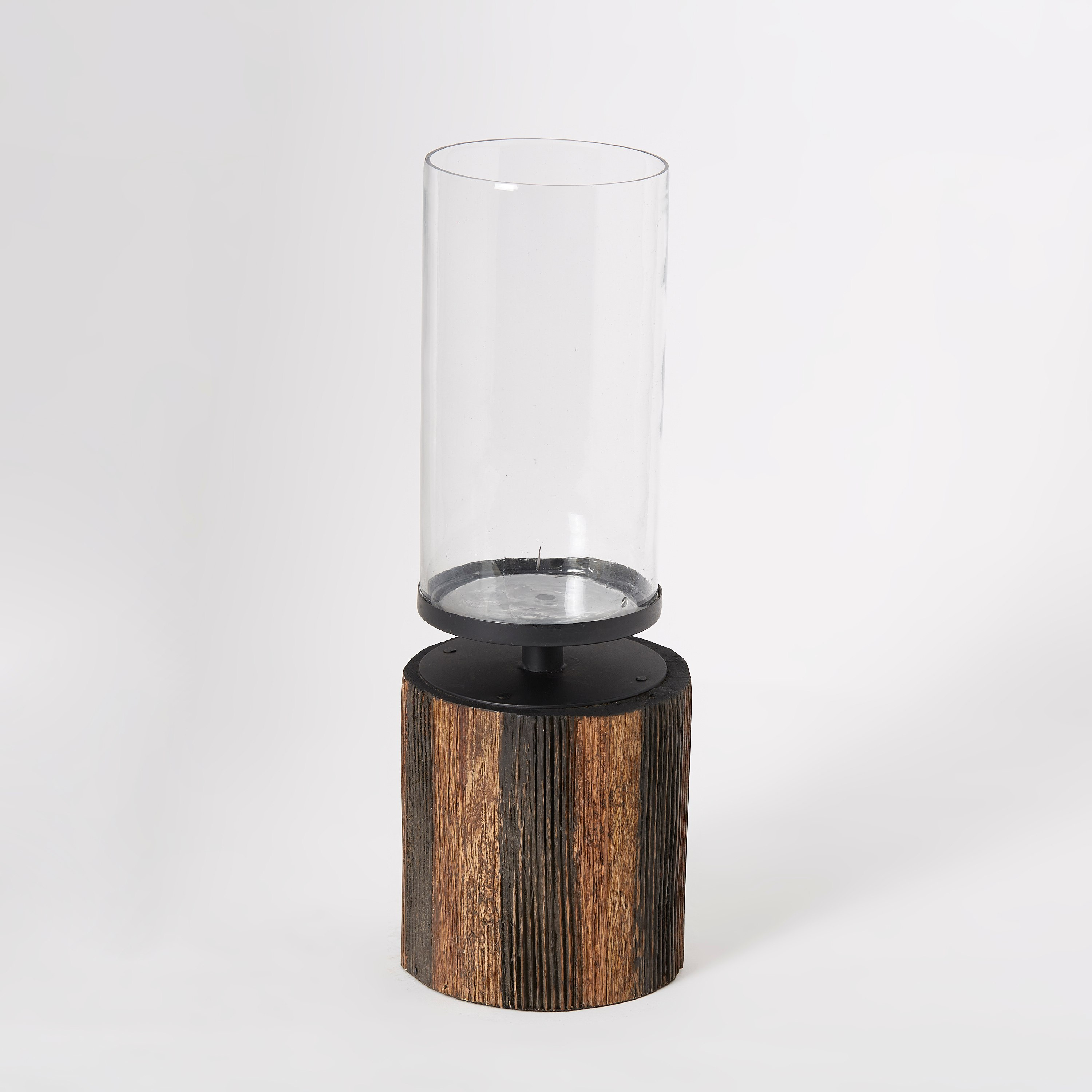 حامل شموع خشب من تريفيا - 11.5X11.5X38 سم-hbxlivingroom-decorandaccessories-candleholders-image-5