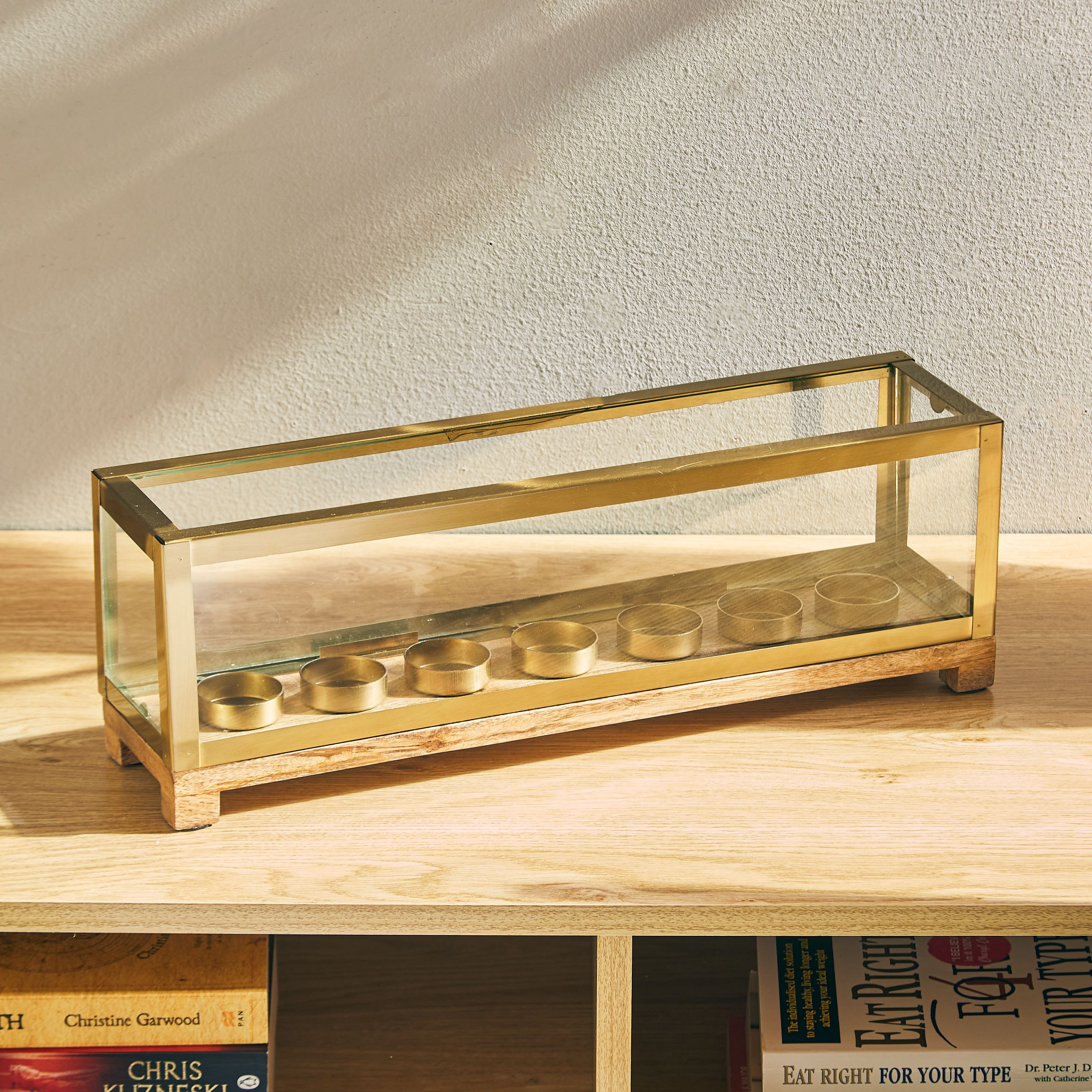 حامل شموع معدني في صندوق من تريفيا- 12×11×42 سم-hbxlivingroom-decorandaccessories-candleholders-image-2