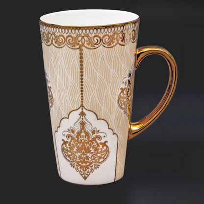 Ebony Gold Design Tall Mug - 600 ml