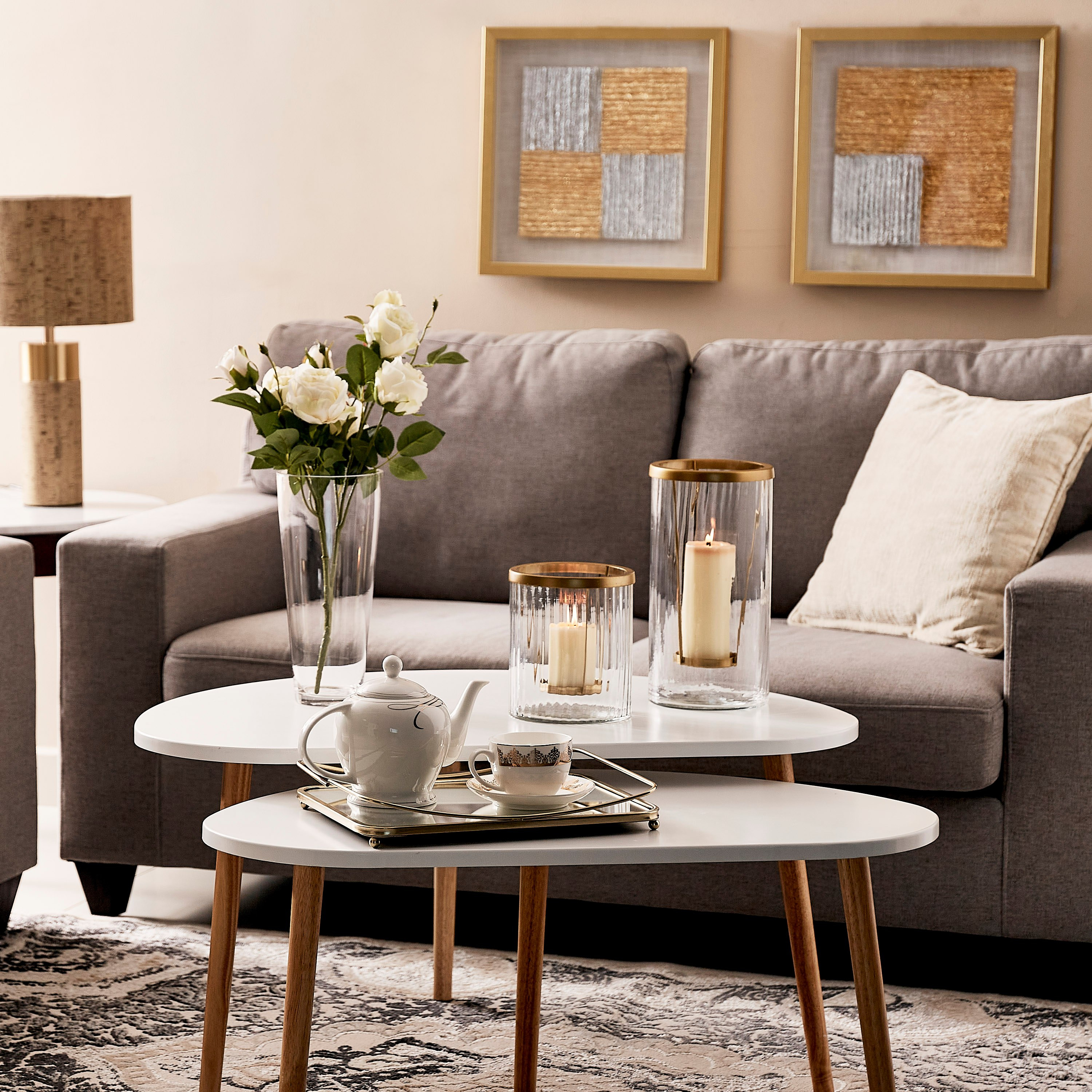 شمعدان زجاج شفاف أروها - 15×15×18 سم-hbxlivingroom-decorandaccessories-candleholders-image-4